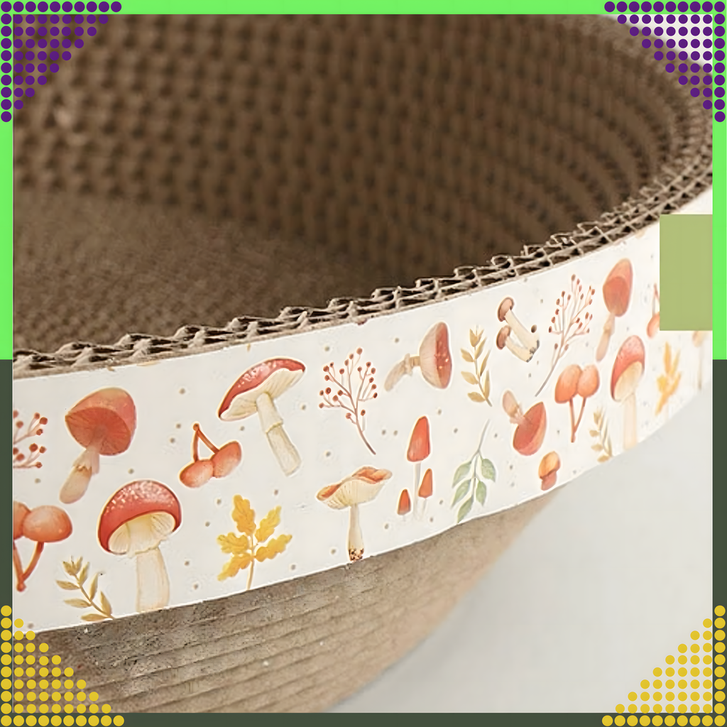 Pappist ümmargune kassikraapimiskauss 30 cm kraapimiseks