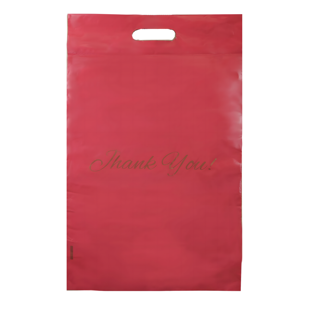 PUNASED KÄEPIDEMEGA KULLERPAKID 310x420+70 50 tk AITÄH