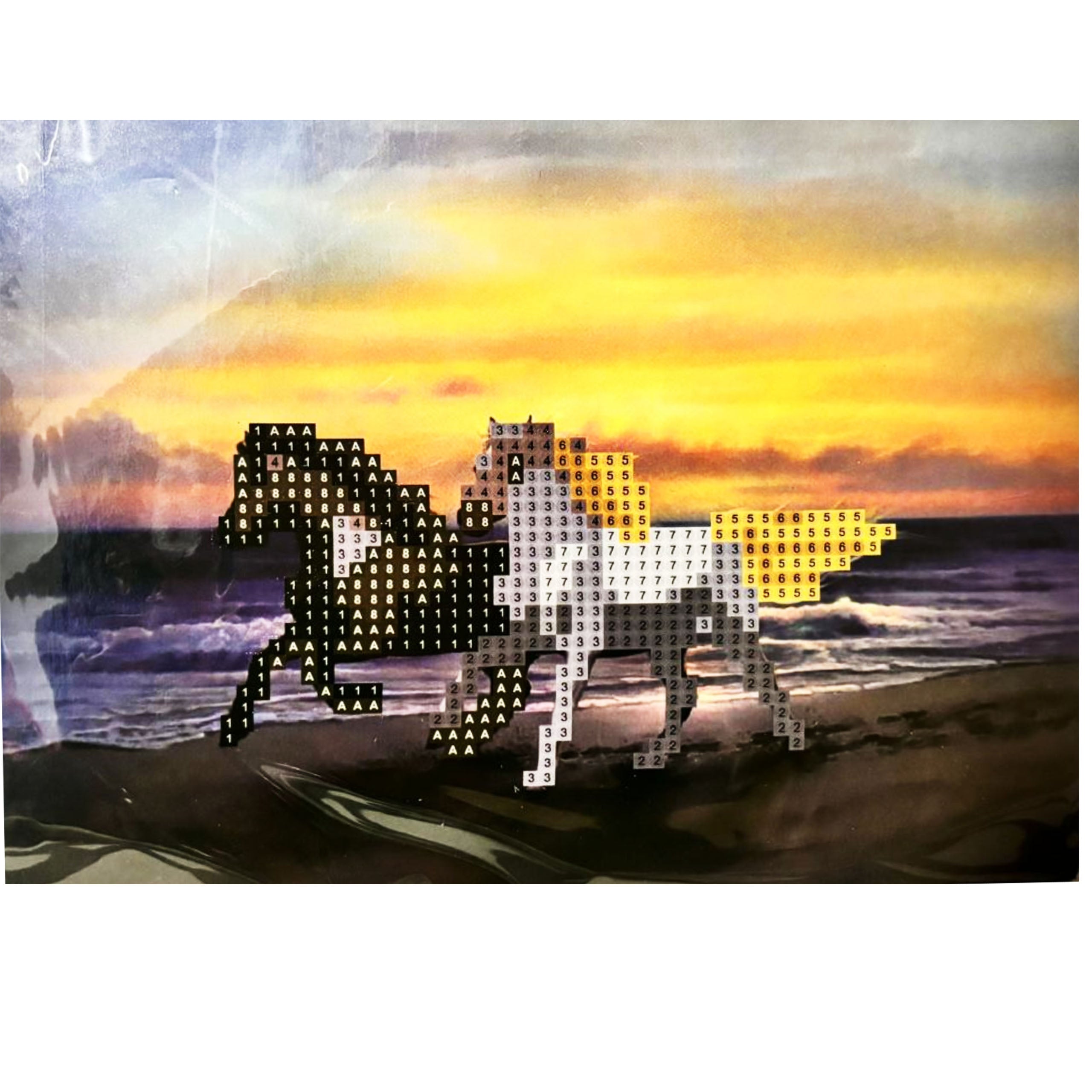 Teemantmaalimine Teemanttikand Mosaiik Lihtne Komplekt 15x20cm lastele