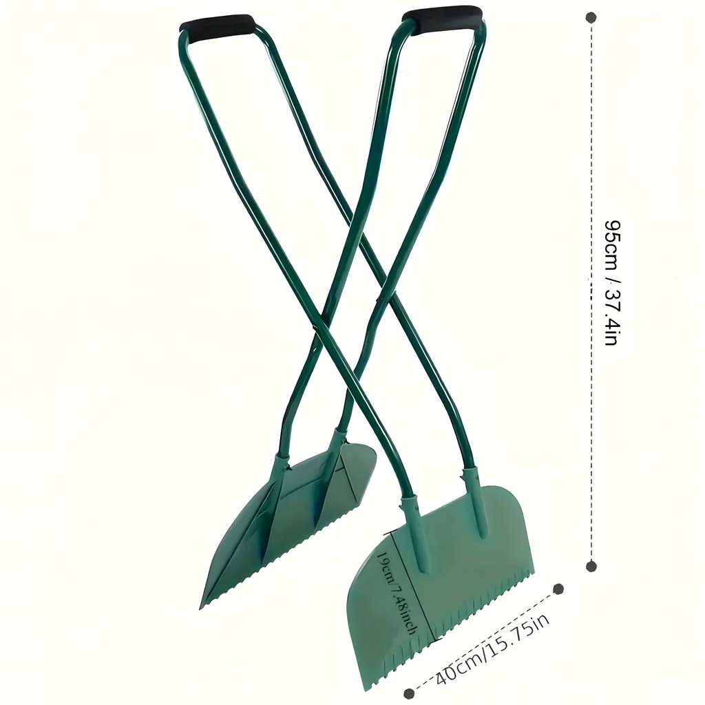 Ergonomic Leaf Grabber Rake for Leaf Collection