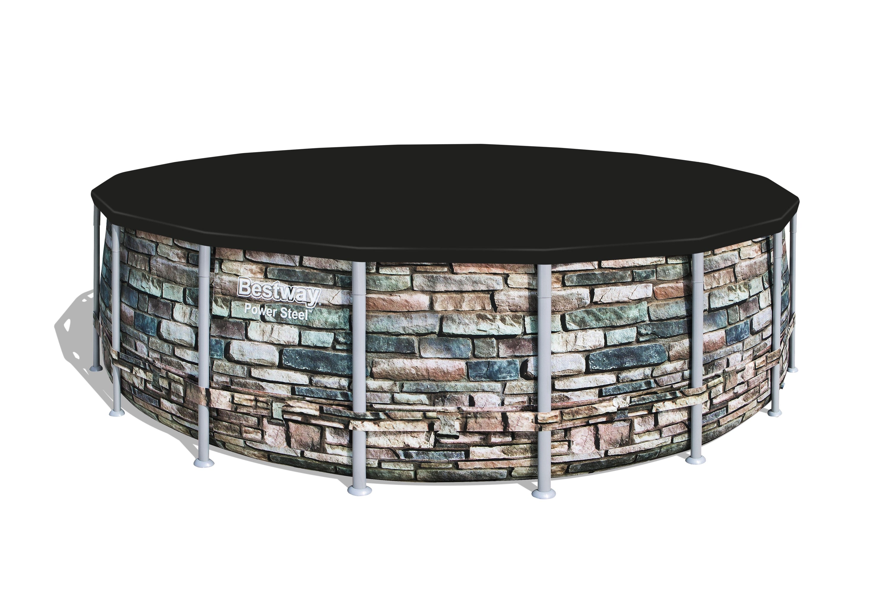 Bestway 58039 PVC basseinile kaitsekate, presendist, Ø 549 cm, Black