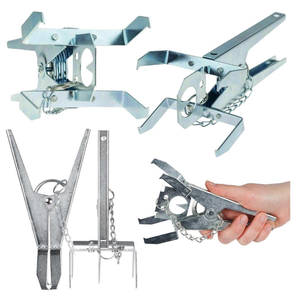 Scissor-Style Mole Trap for Eliminating Moles, Voles, Rodents, and Shrews