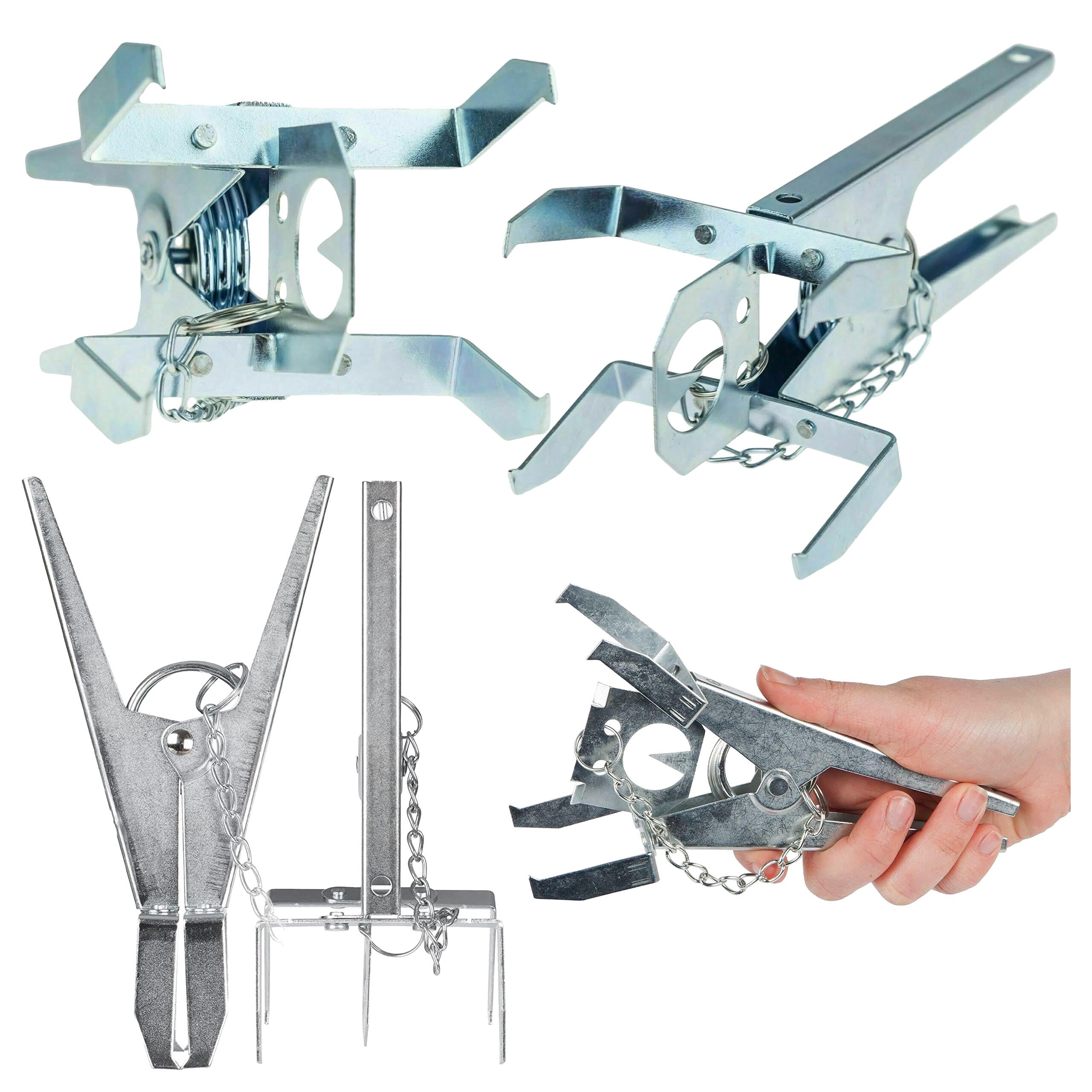 Scissor-Style Mole Trap for Eliminating Moles, Voles, Rodents, and Shrews