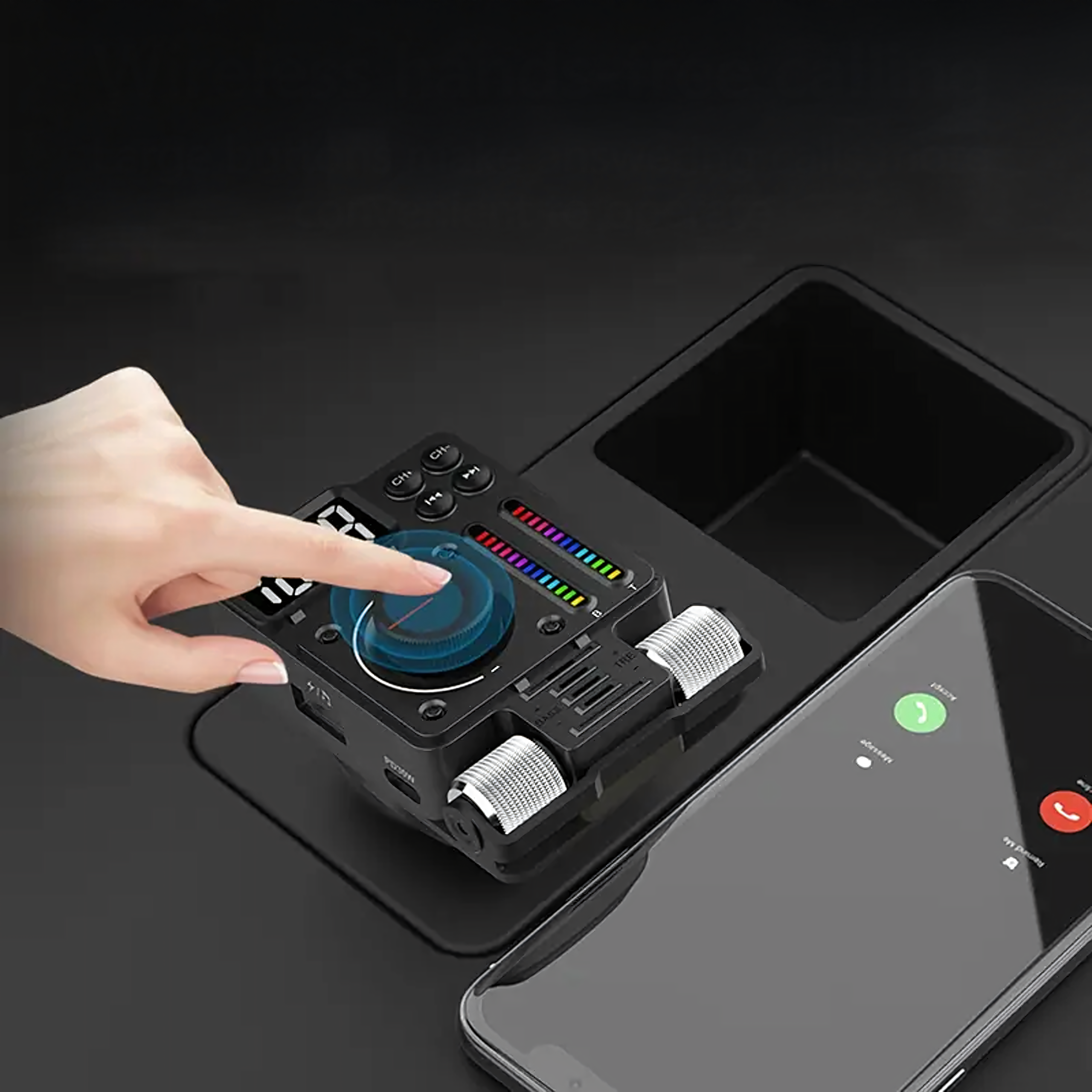 Auto FM-raadio saatja Bluetooth 5.3 PD 30W laadija