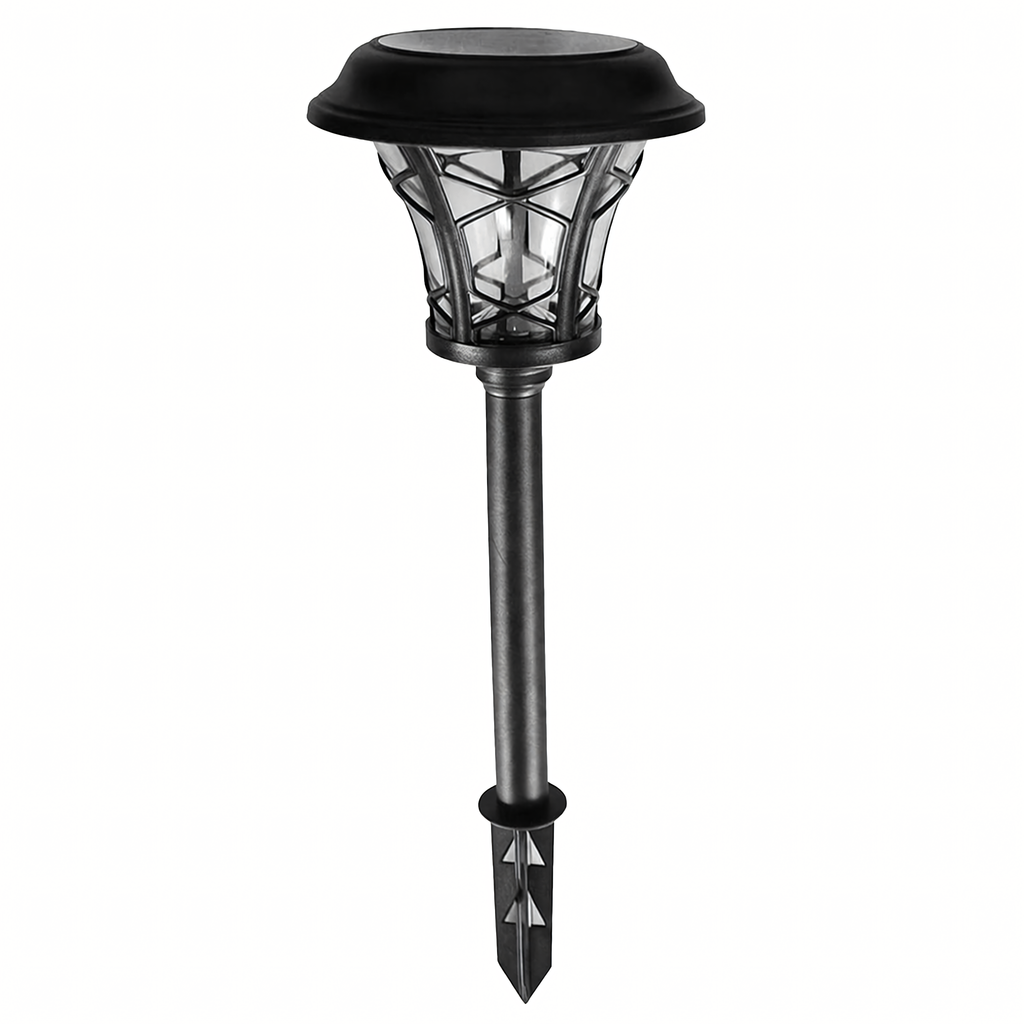 Set of 8 Waterproof Solar Garden Spike Lights 40cm 8 pcs