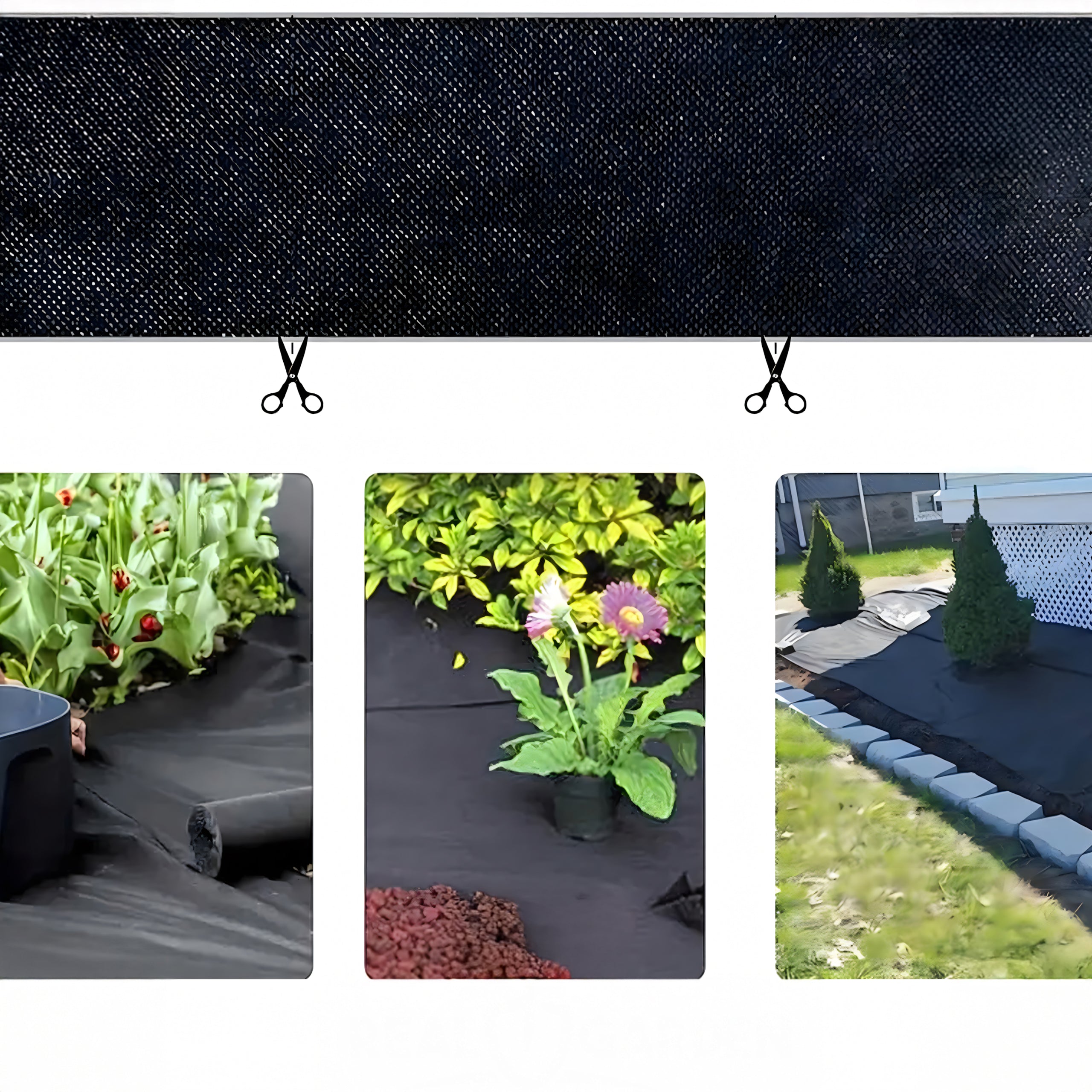 Agrovõrk 90G 1.6x50m Black UV agrotekstiil umbrohutõrje matt