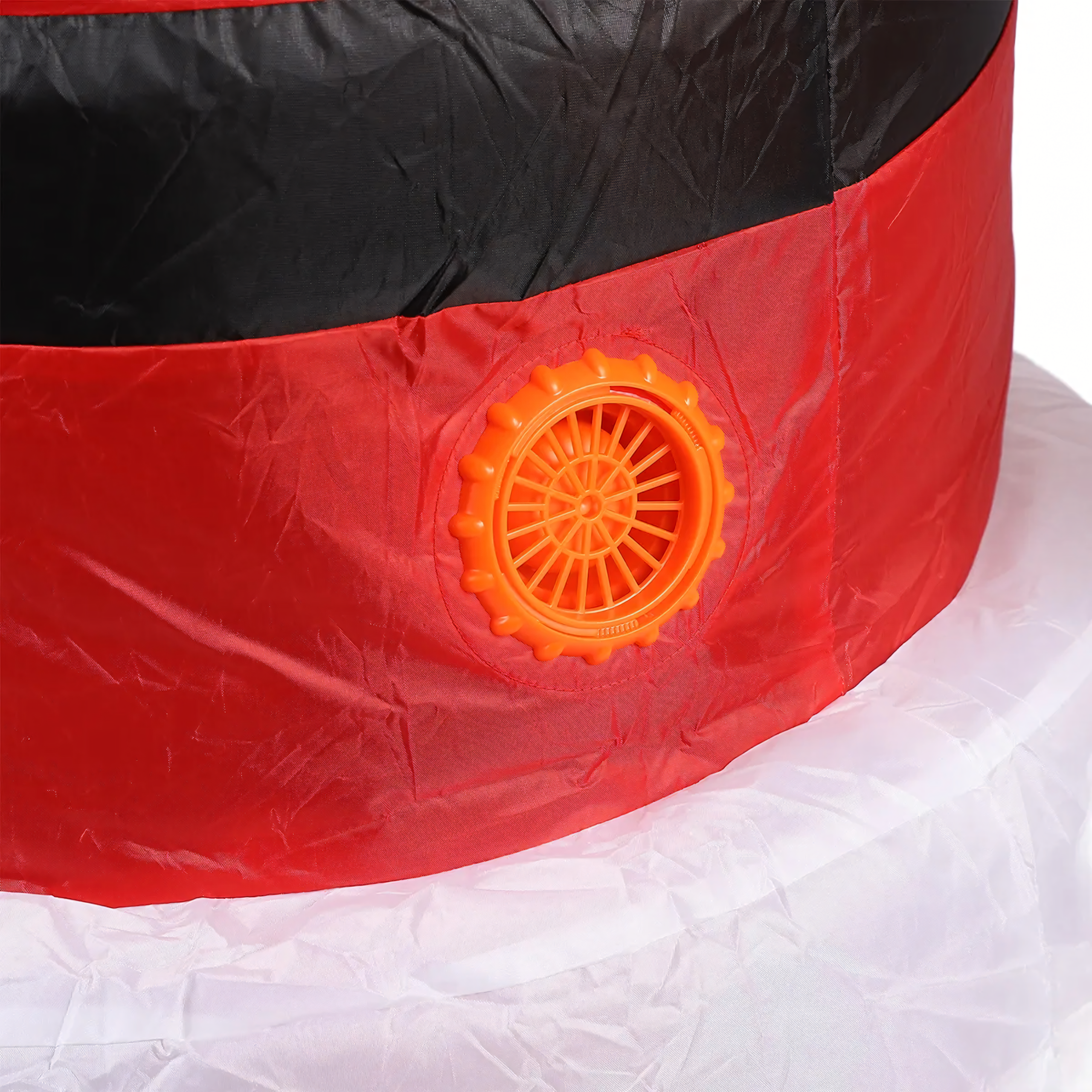 Täispuhutav jõuluvana kostüüm, karnevalikostüüm jõulupeoks, jõuluvana