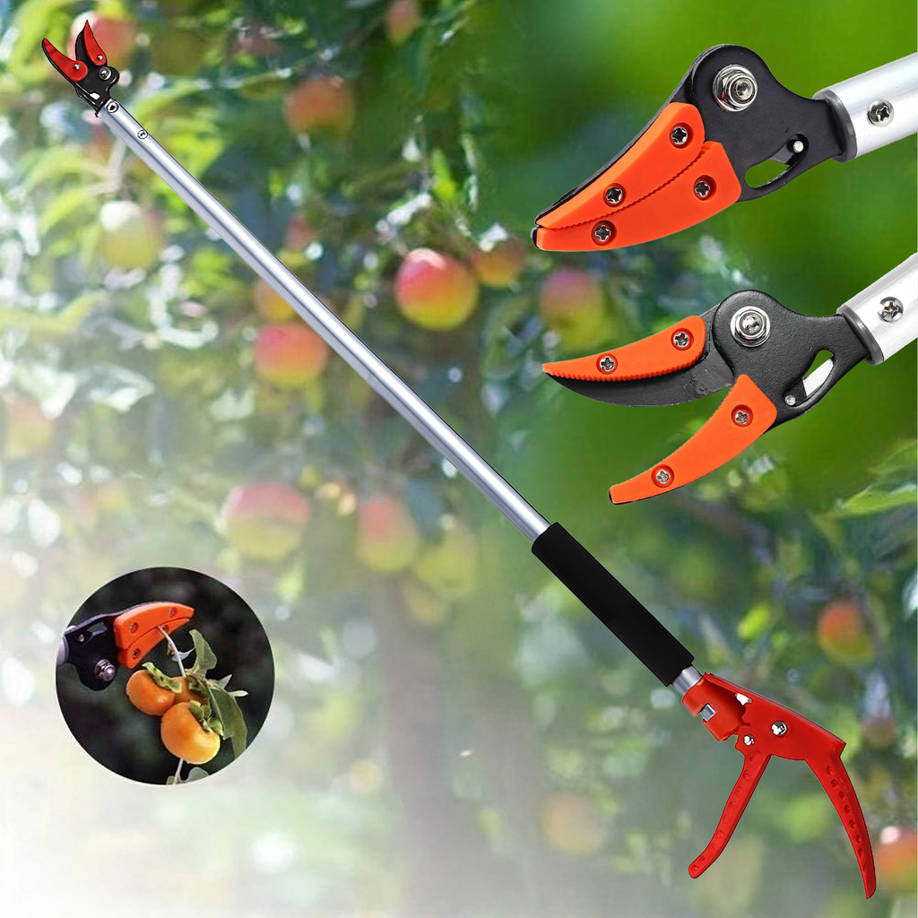 100 cm Long Scissor Pruner for Branch Trimming and Fruit Picking