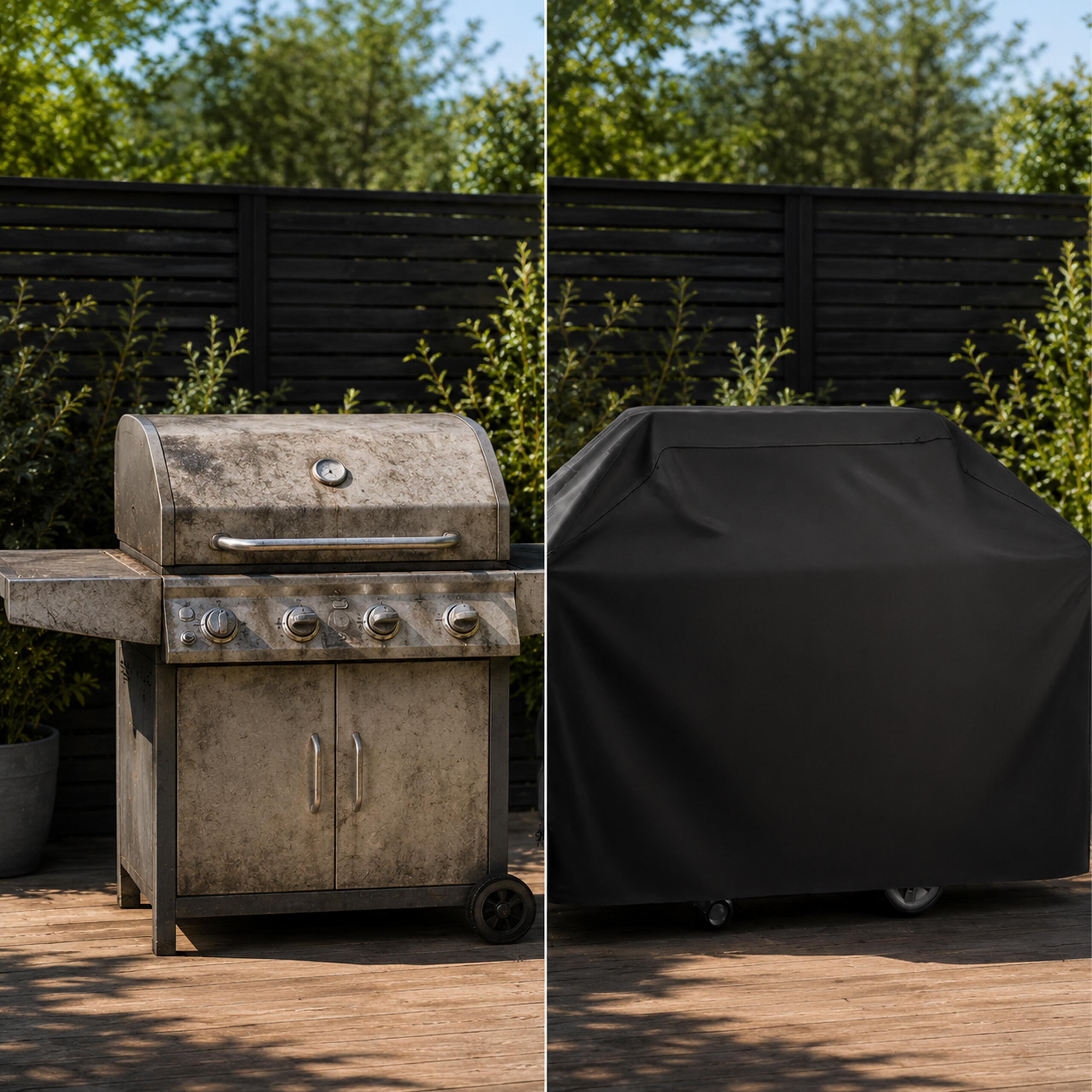 Large Waterproof Grill Cover 145x117x61cm