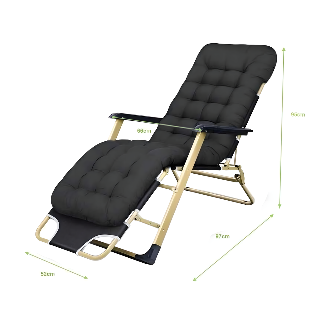 18x kokkupandav aiamere- ja reisigravitatsioonitool paksu istmepadjaga