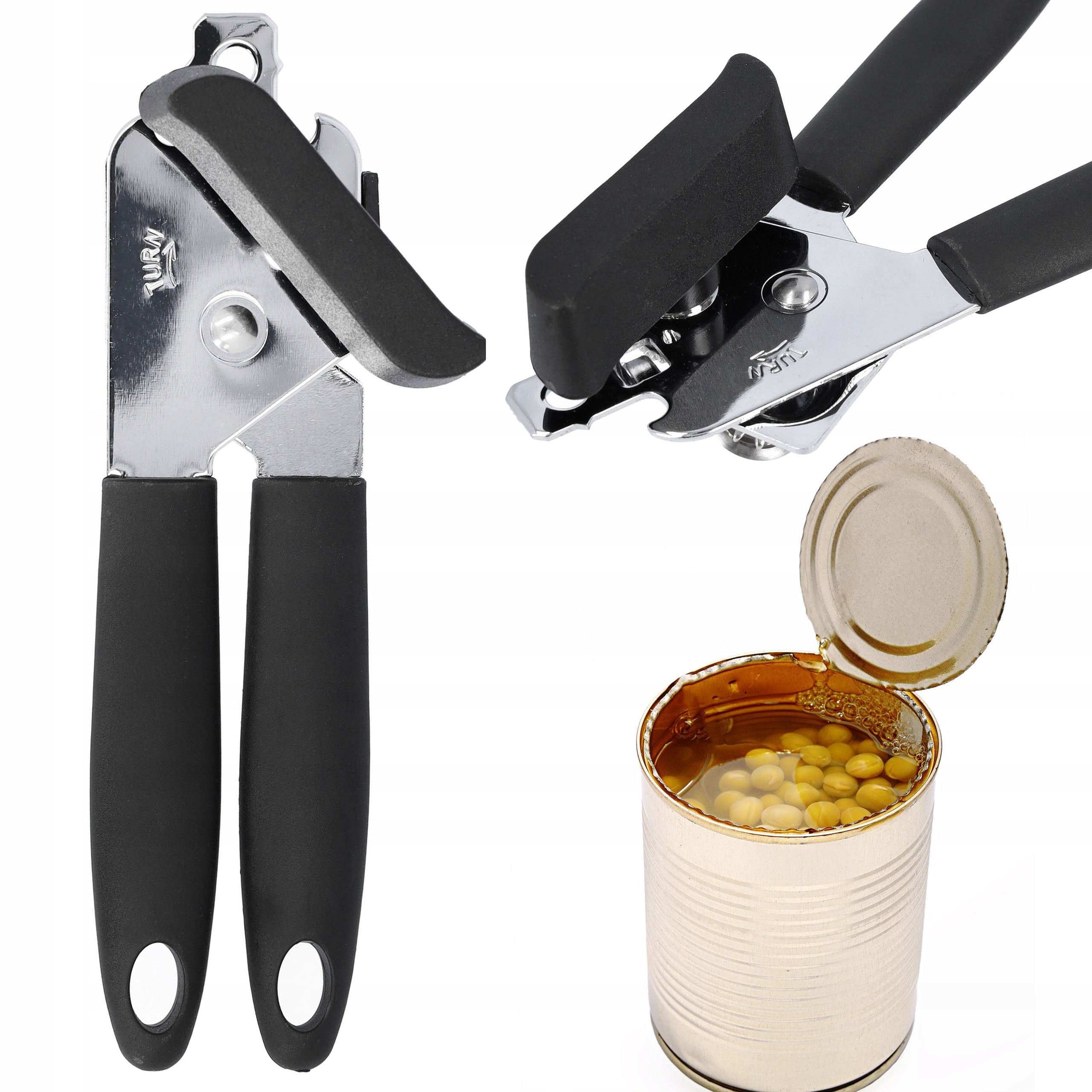 Manual Metal Can Opener Strong Solid Steel