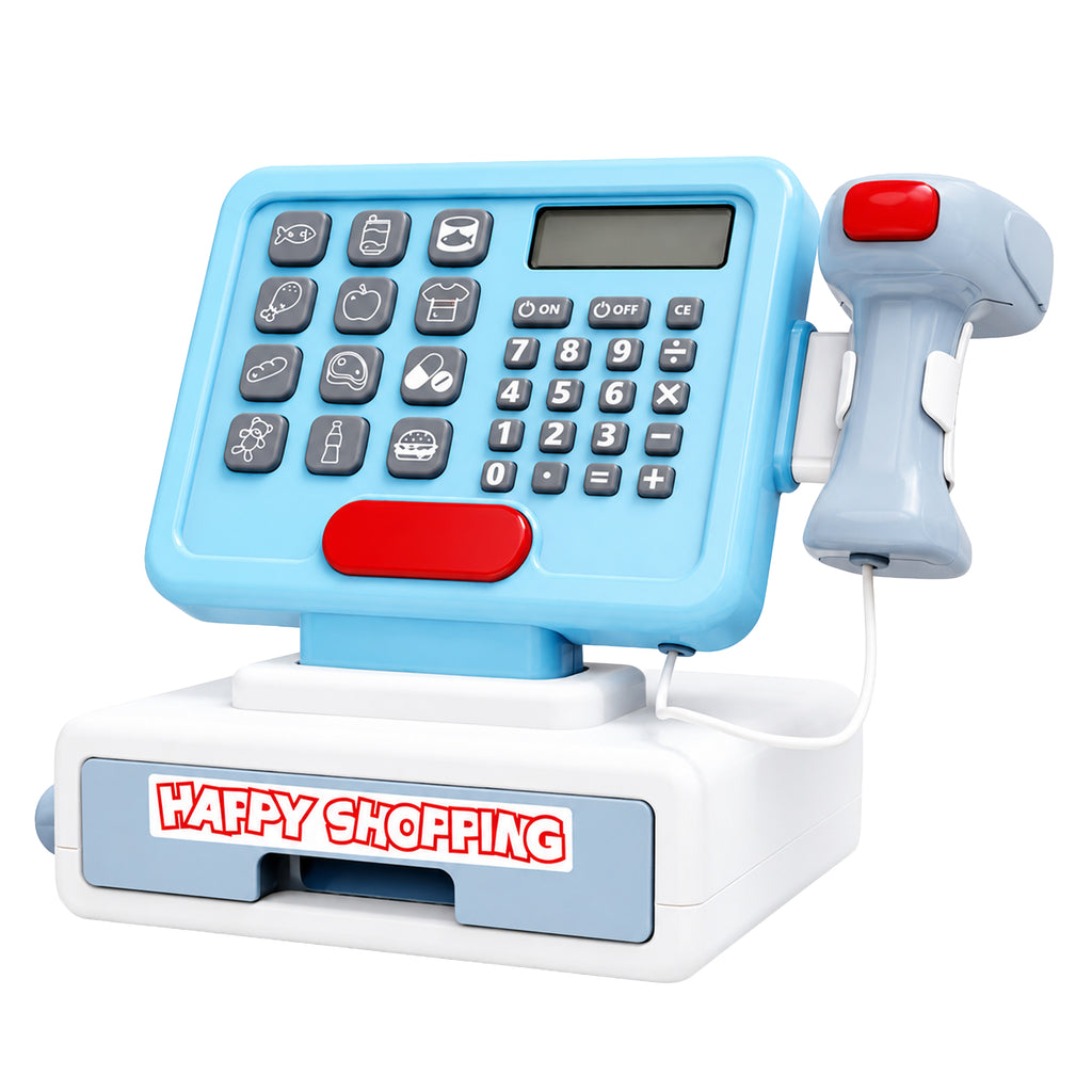 Interactive Toy Cash Register Set XXL with Scanner, Basket, and Scale