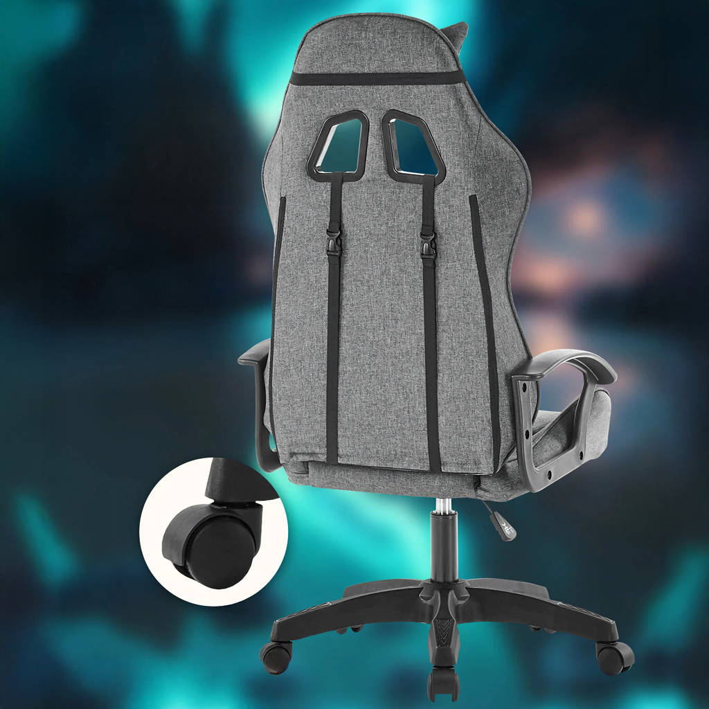 17x Kontoritool Gaming, pöörlev ämbristiilis lauatoool, tugev, 100 kg