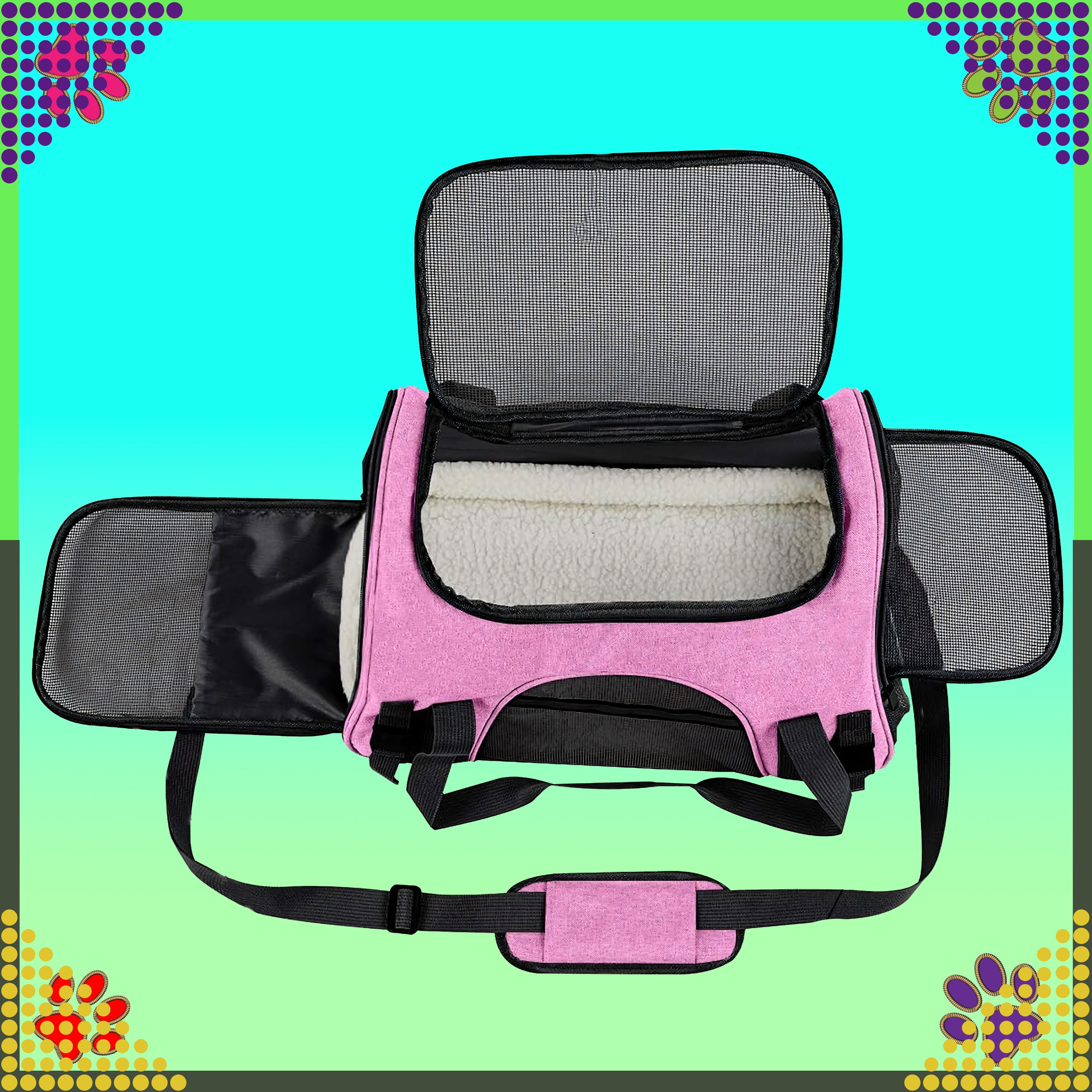 Suur transpordikott koera, kassi, jänese ja teiste loomade aedikule, autosse