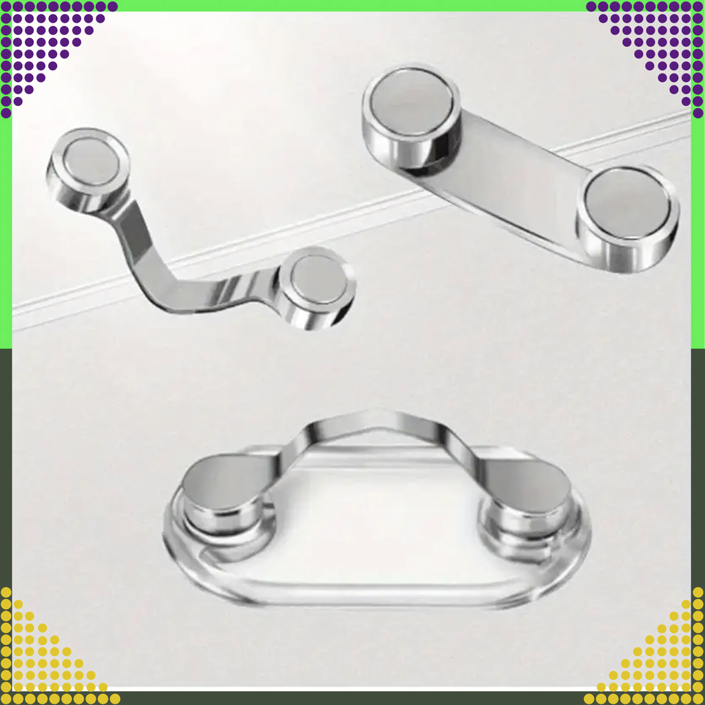 Magnetic Clip Holder for Glasses Headphones ID Tag for Clothes