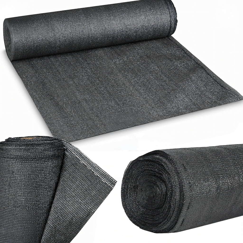 Shade Net 1.5x50m 95% Privacy Fence Cover UV Resistant 180g with 100 Ties