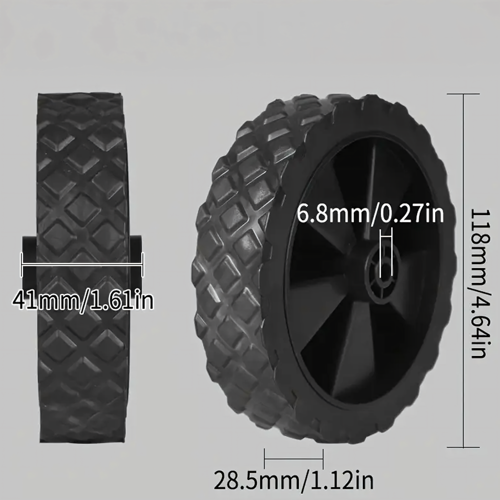 Spare Wheel for Tourist Garden Transport Trolley 1 pc