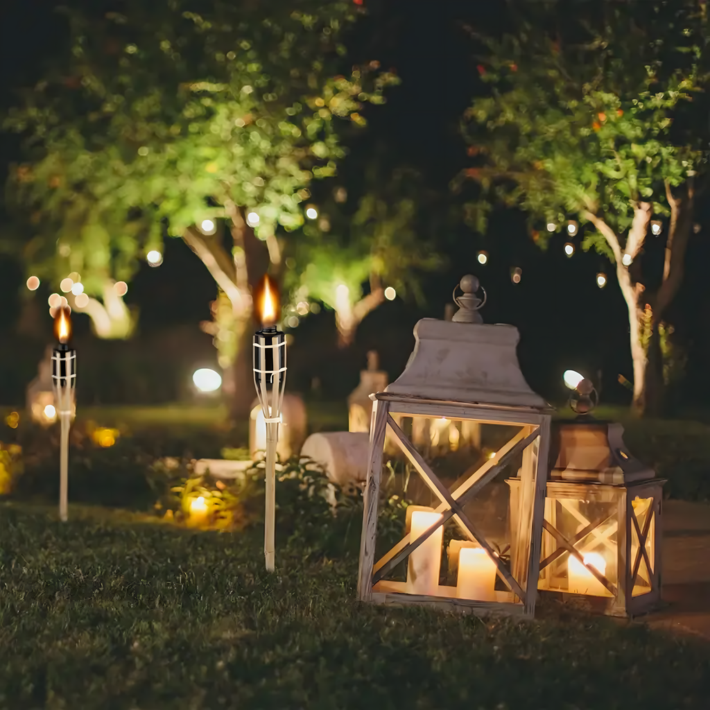 Bambusest aiatõrvik 90 cm dekoratiivne sääskede, koide, kärbeste vastu 100 tk