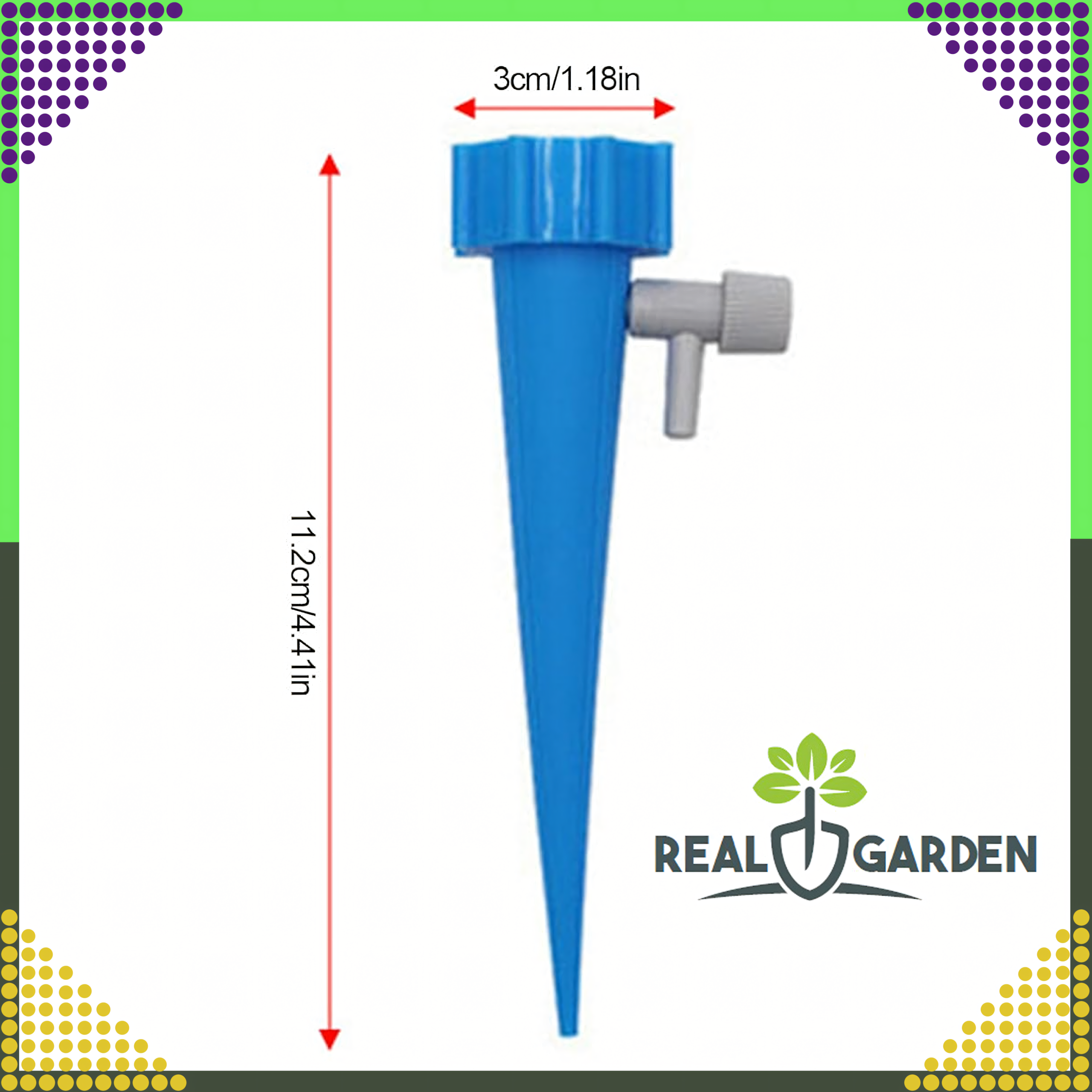 10x pudelitaoline lillepoti kastmissüsteem kraaniga aiataimedele