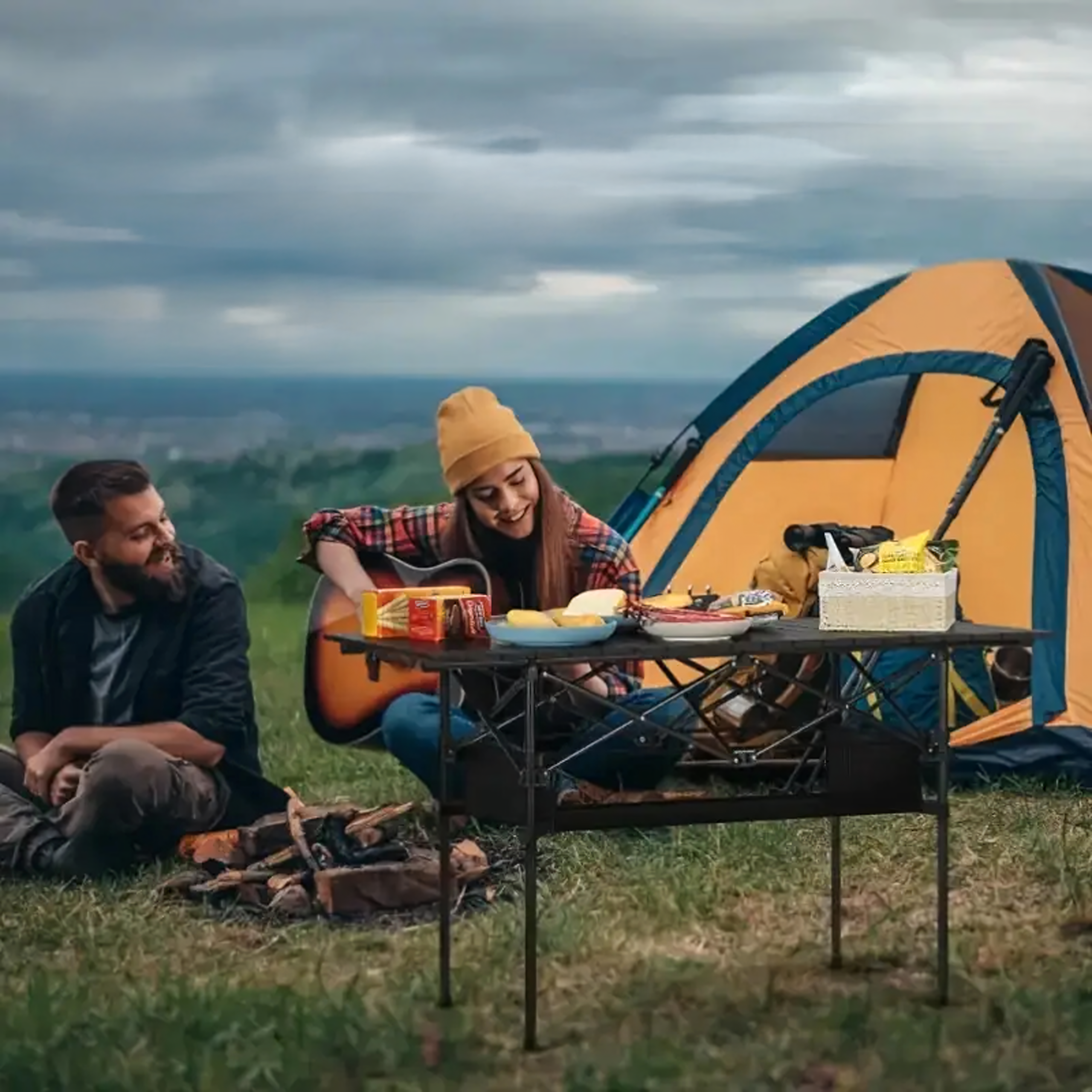 Kokkupandav laud Turist Toitlustus Aed Pikendatav Suur Terrass