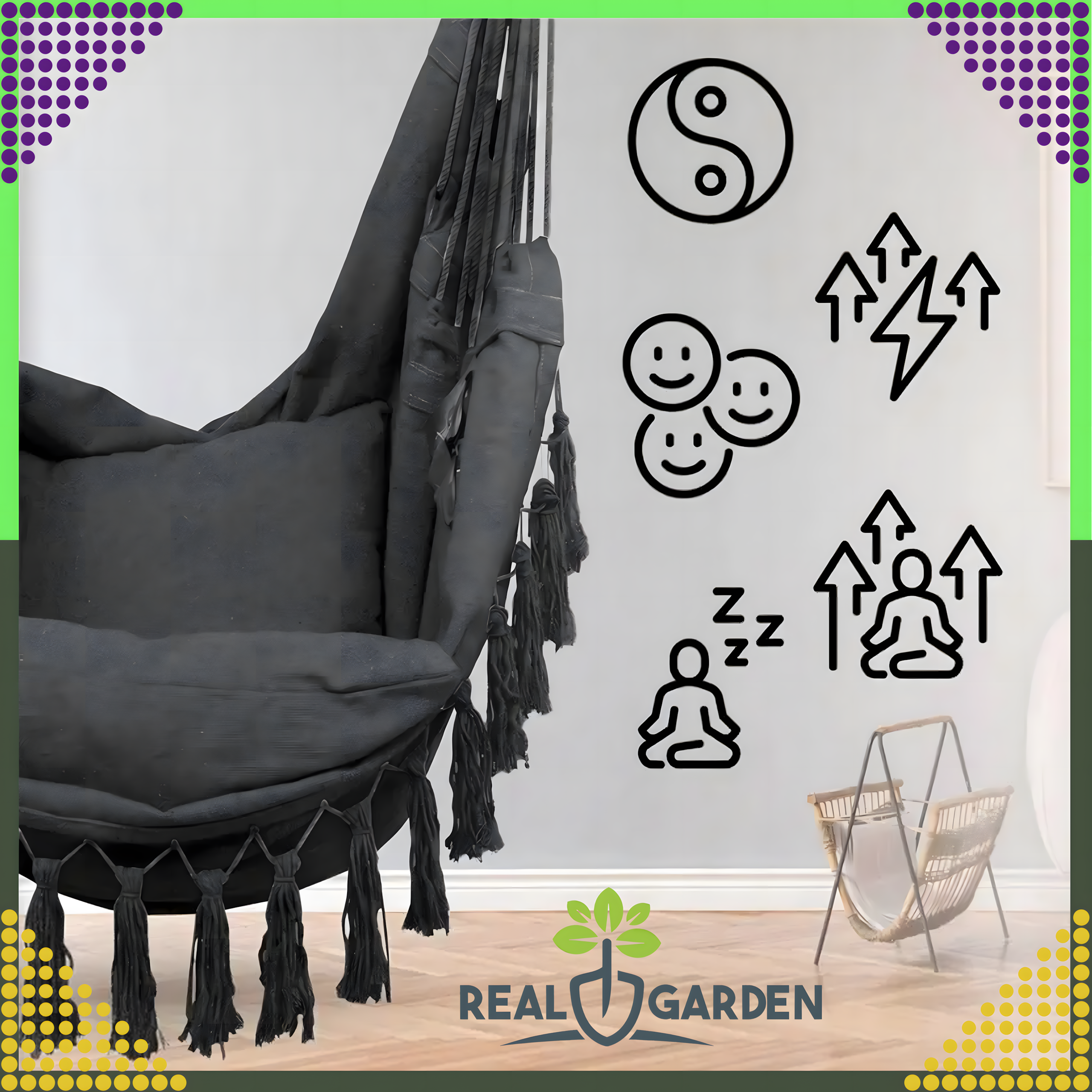 Rippuv tugitool, Brasiilia aiamatt, kiiktool patjadega