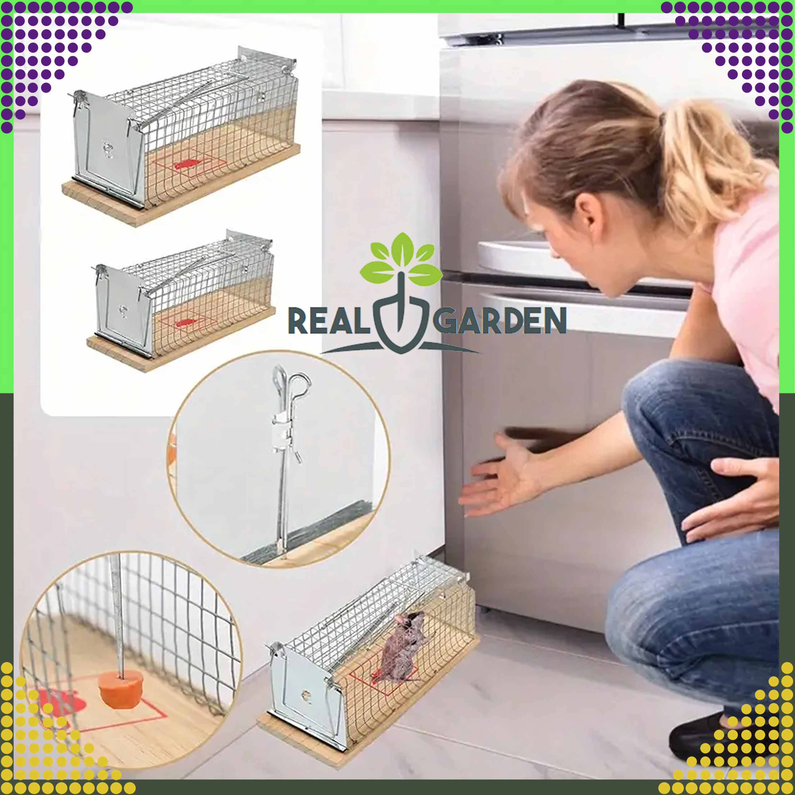 2x Humanitarian Live Trap for Rats and Rodents XXL