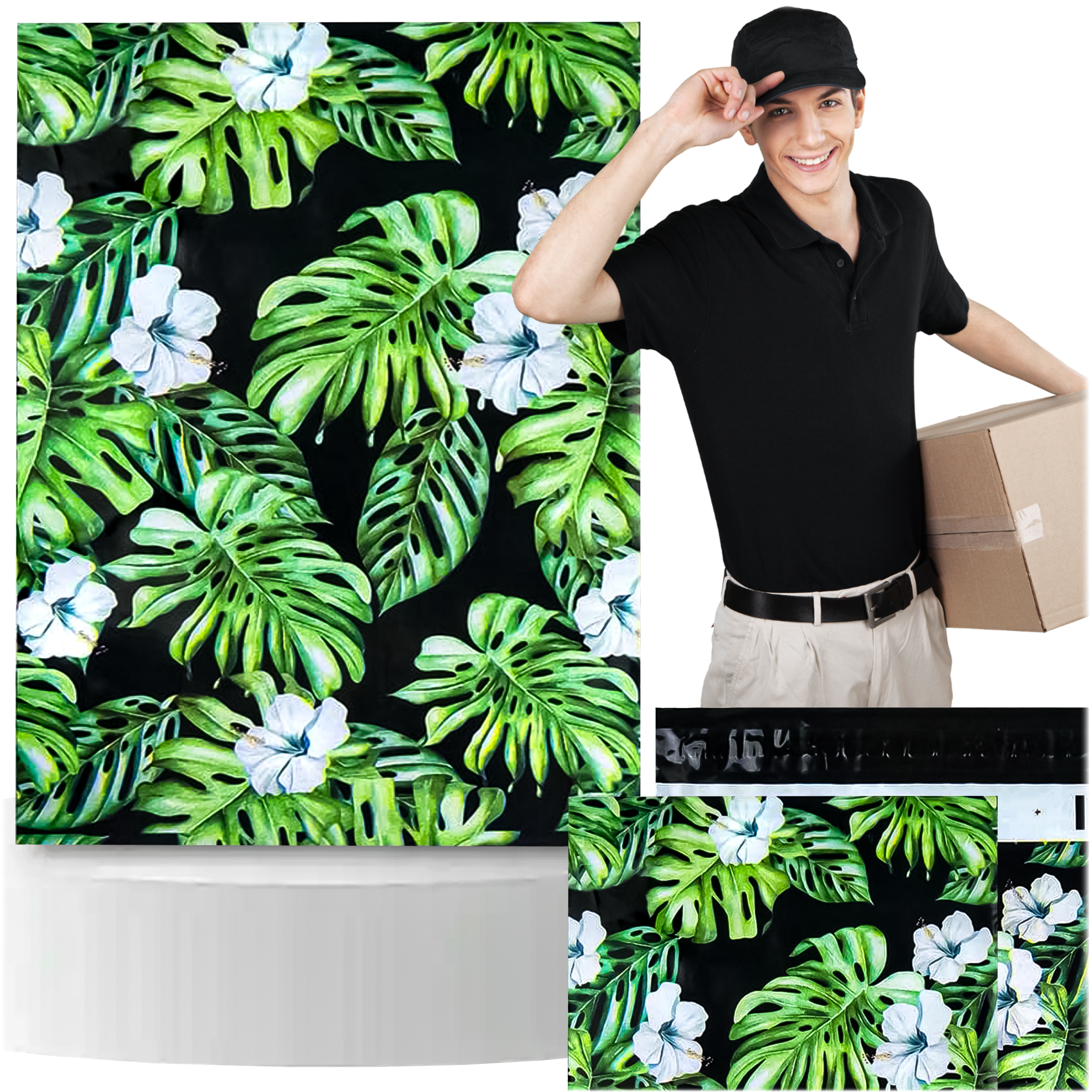 KULLERI FOOLIUMPAKID TUGEVAD FOOLIUMÜMBRIKUD 310X420 JUNGLE 50 tk