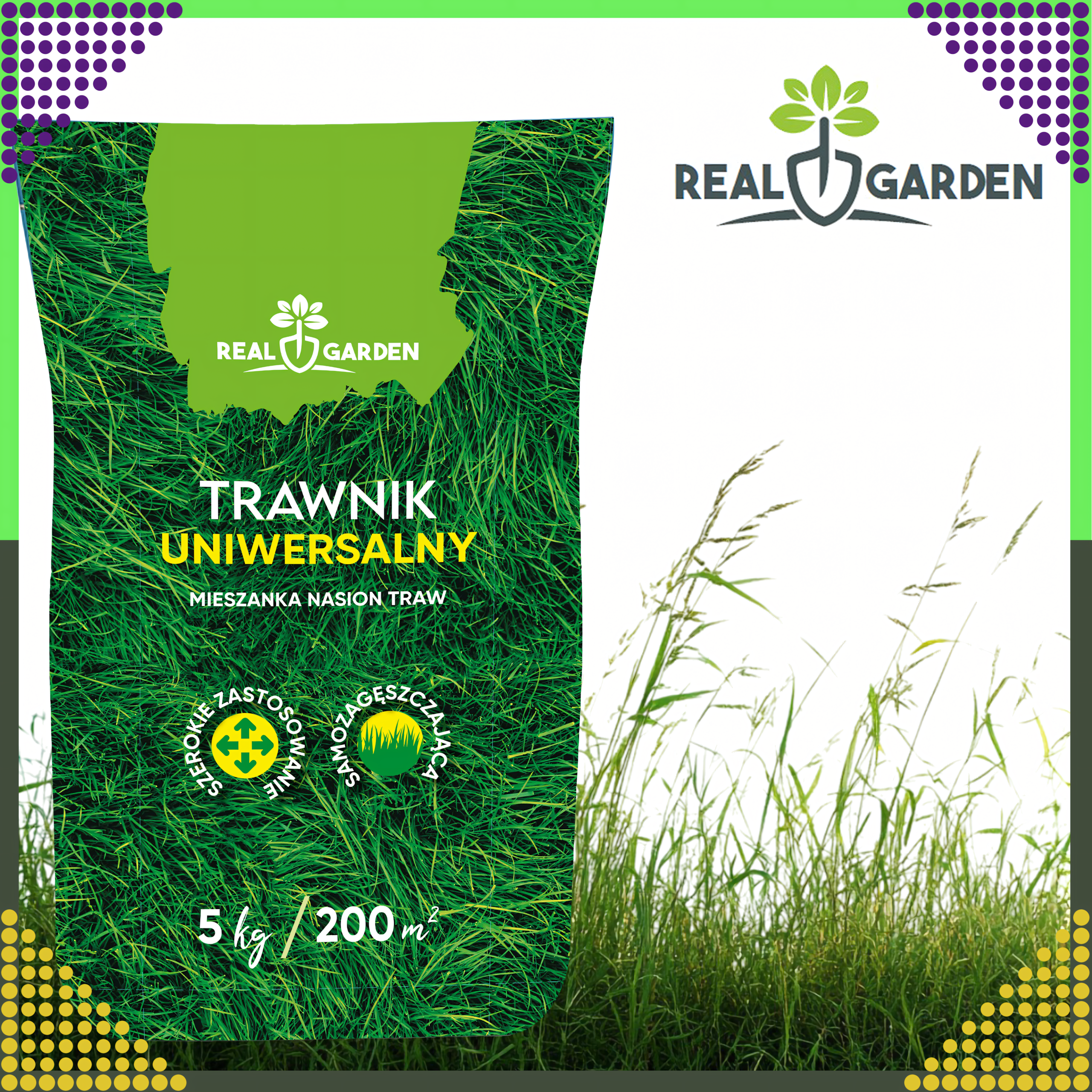 Universal Dense Grass Seed Mix 5 kg for 200 m²