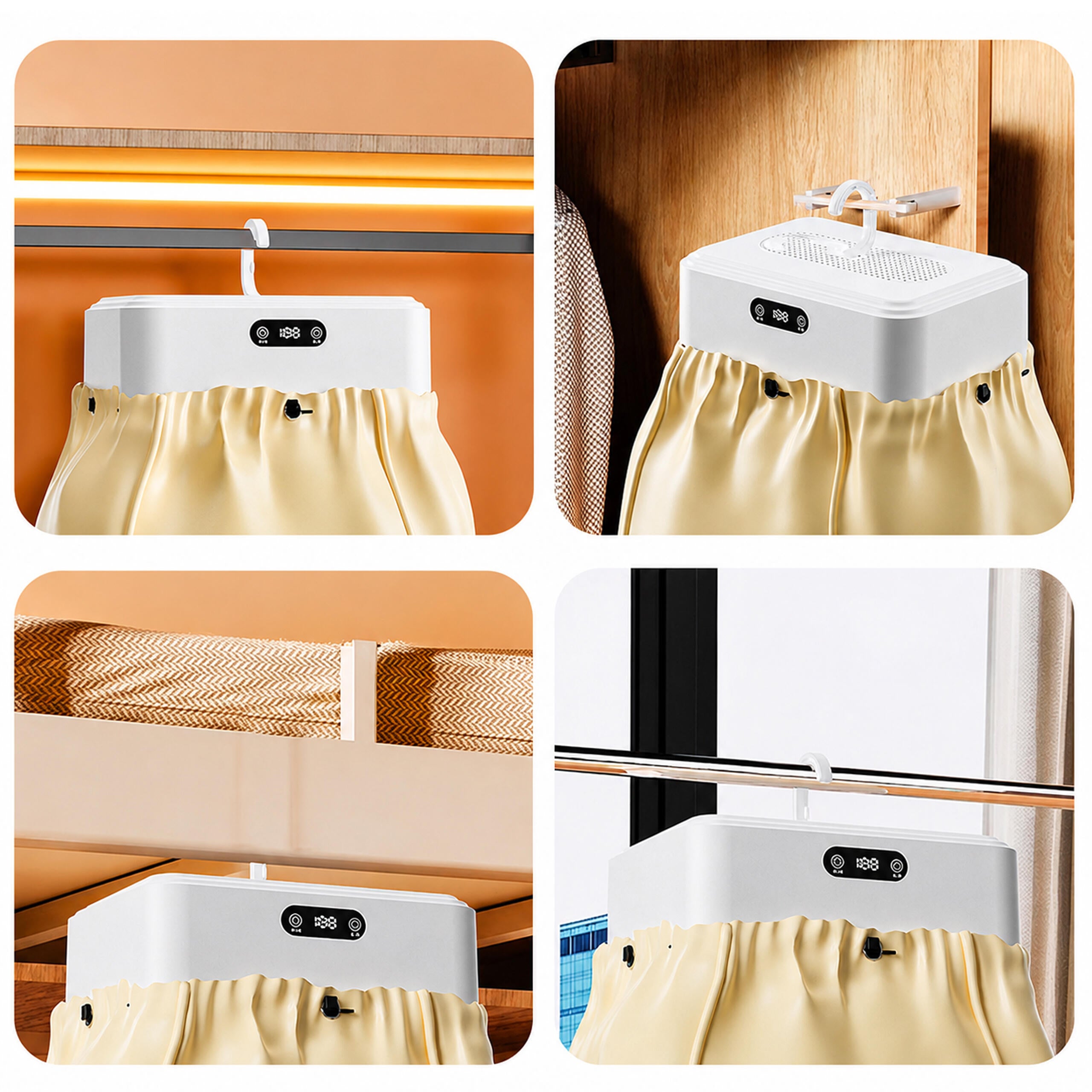 Portable UV Electric Clothes Dryer 500W for Wardrobes and Travel