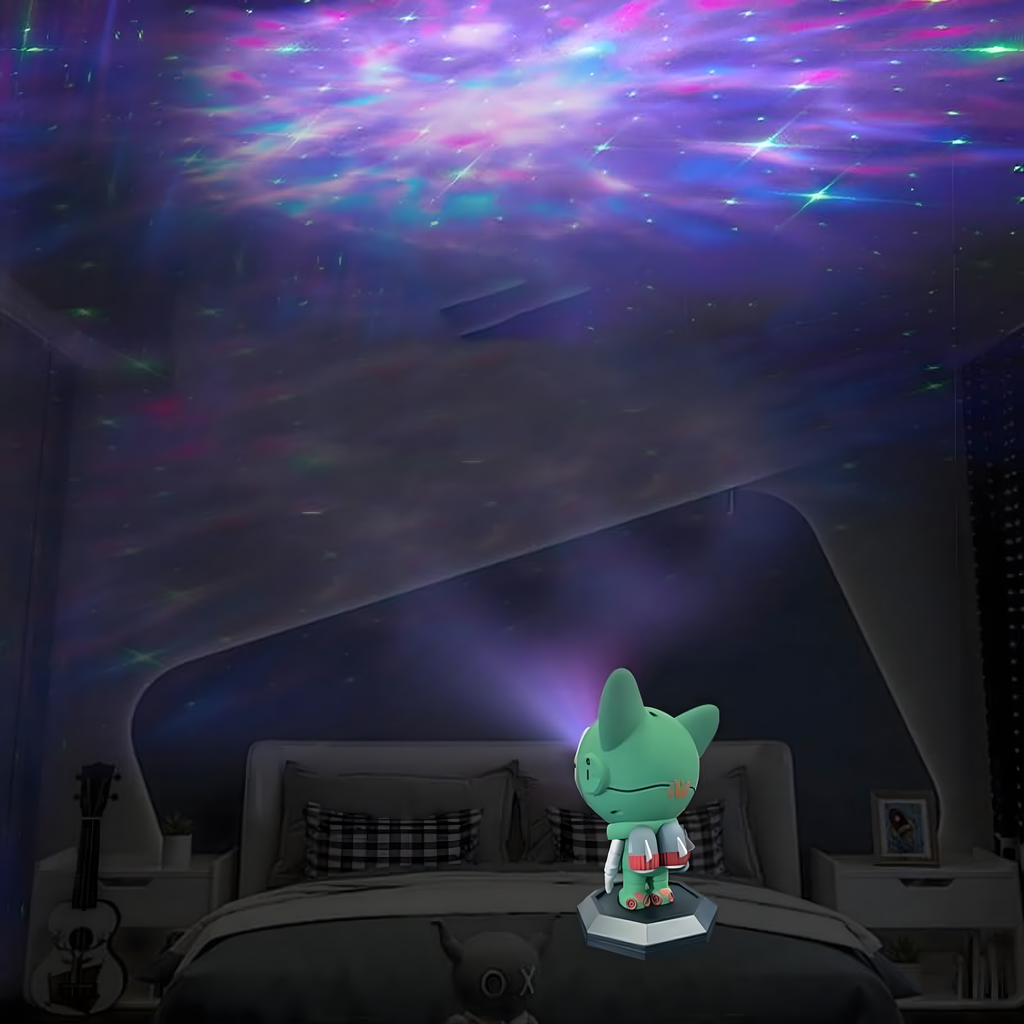 LED Kosmose Laserprojektor Astronaut Paw Patrol 360° Tähelamp