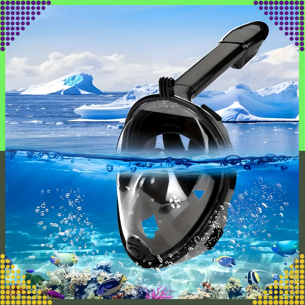 Sukeldumis- ja ujumisvee täismask S/M lastele