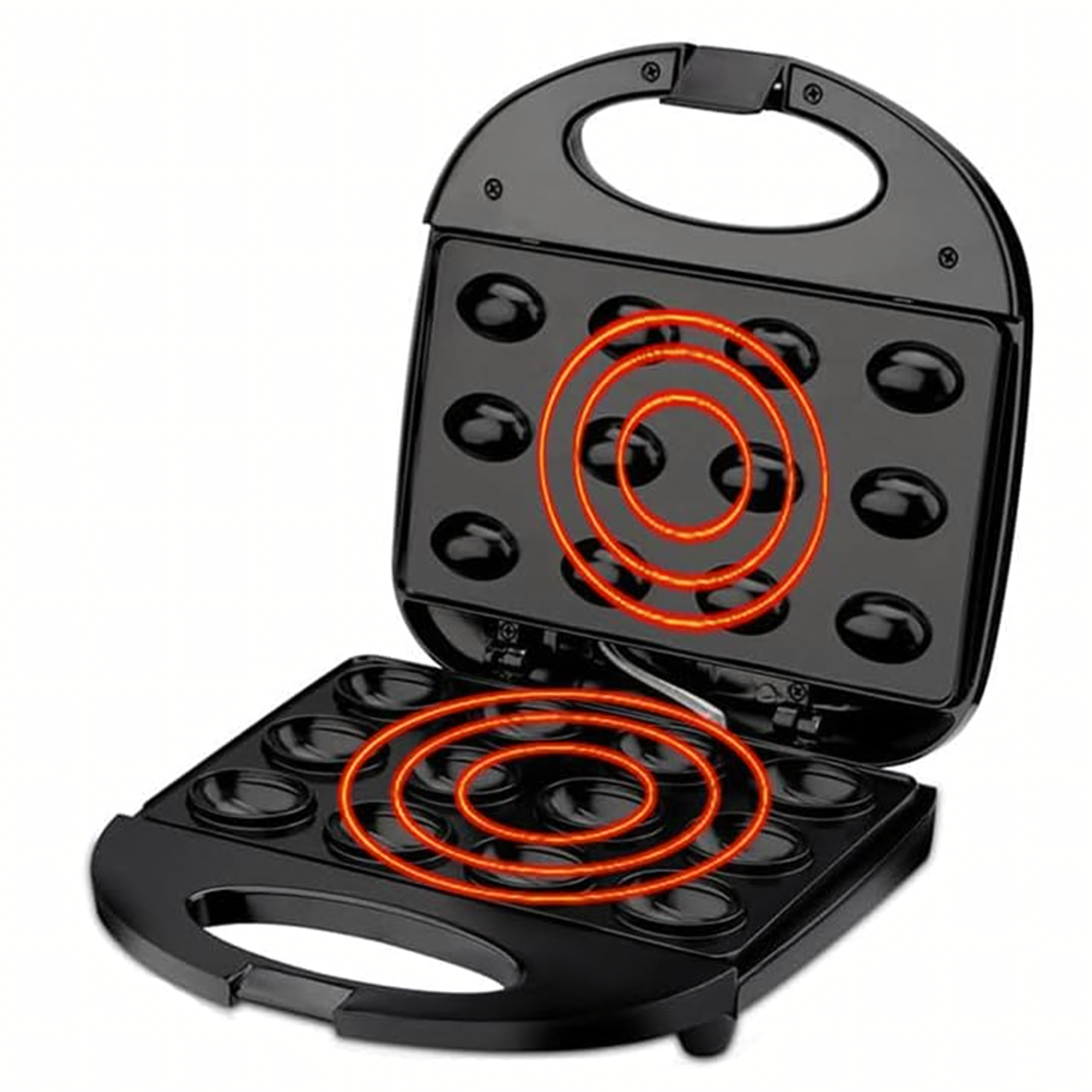 Nut-Shaped Cookie Maker 750W 12 Halves 12 pcs