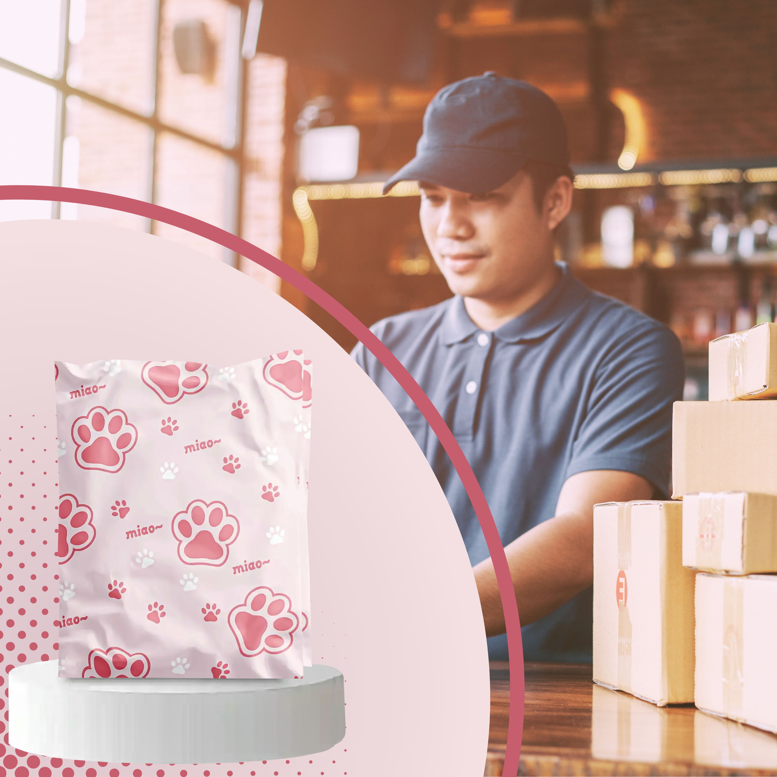 KULLERI FOOLIUMPAKID TUGEVAD FOOLIUMÜMBRIKUD 255x370 CAT'S PAW 50 tk