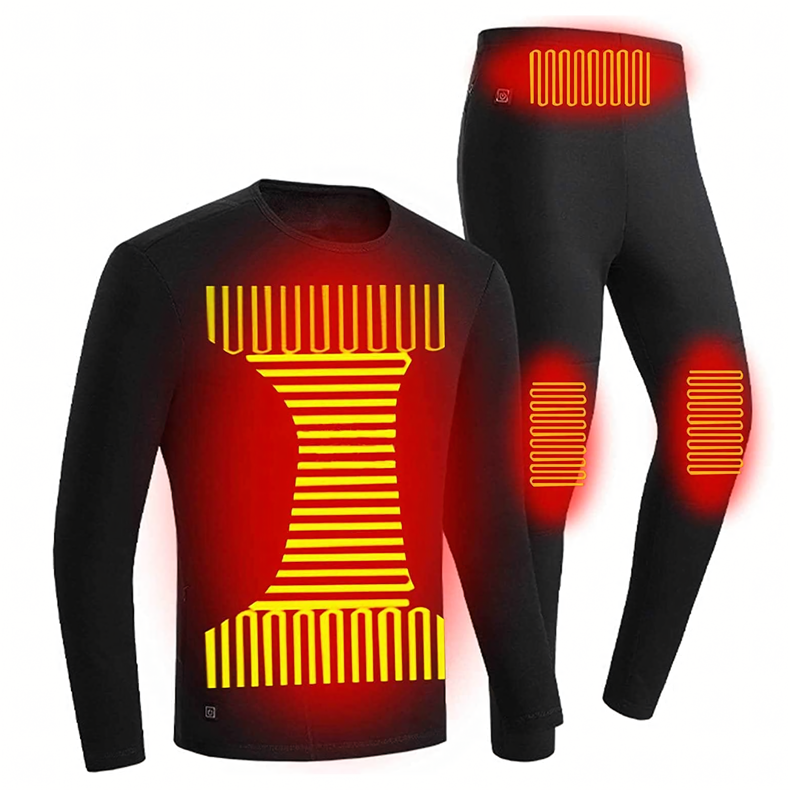 Termoaktiivne soojendusega aluspesu, soojendav termoriiete komplekt 2XL