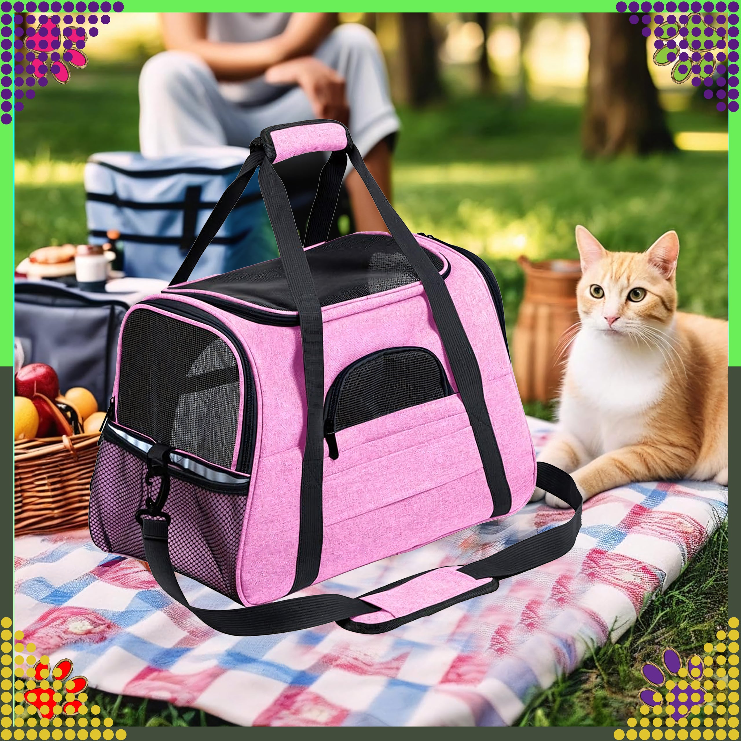 Suur transpordikott koera, kassi, jänese ja teiste loomade aedikule, autosse