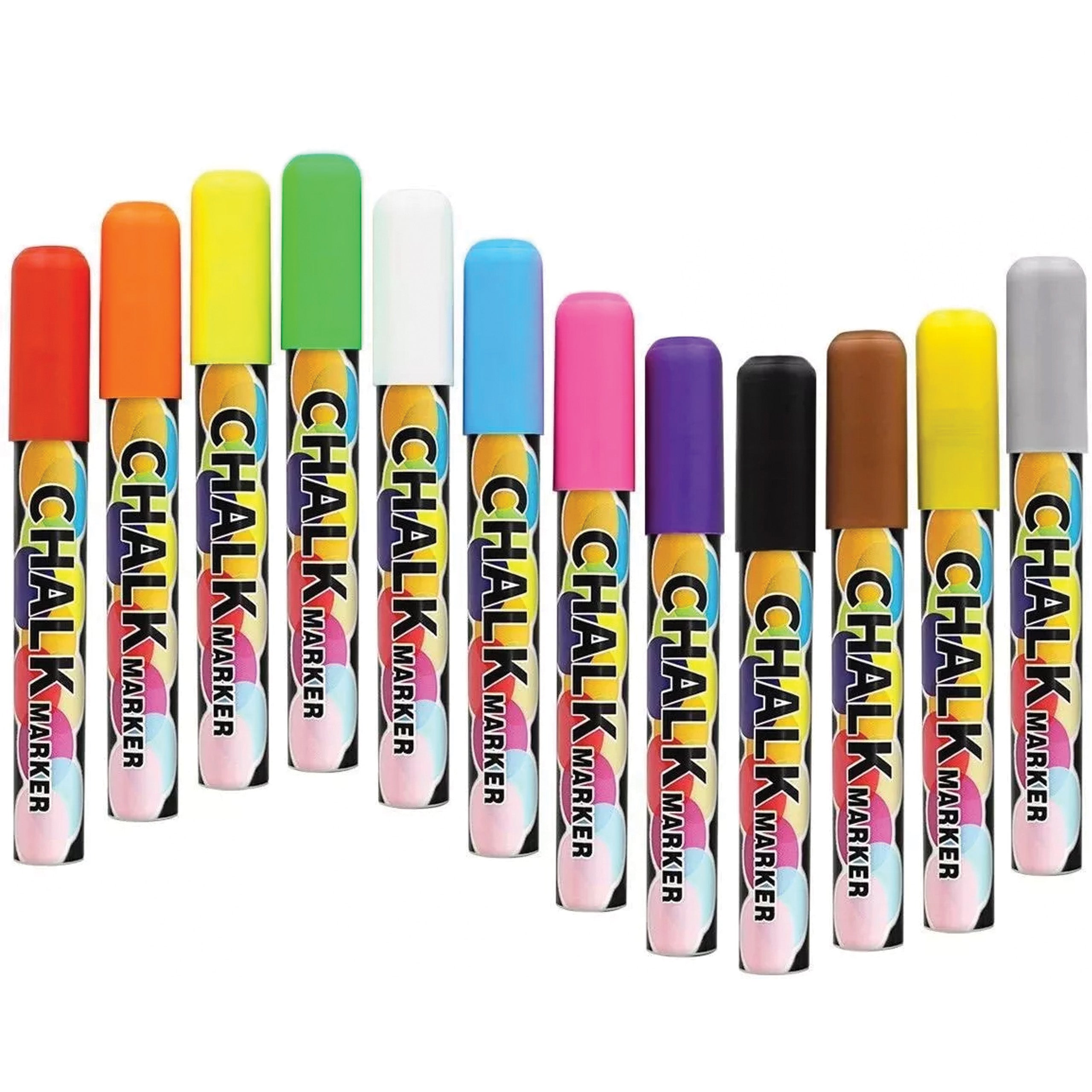 Tahvlitähistid segavärvides komplekt 12 tk