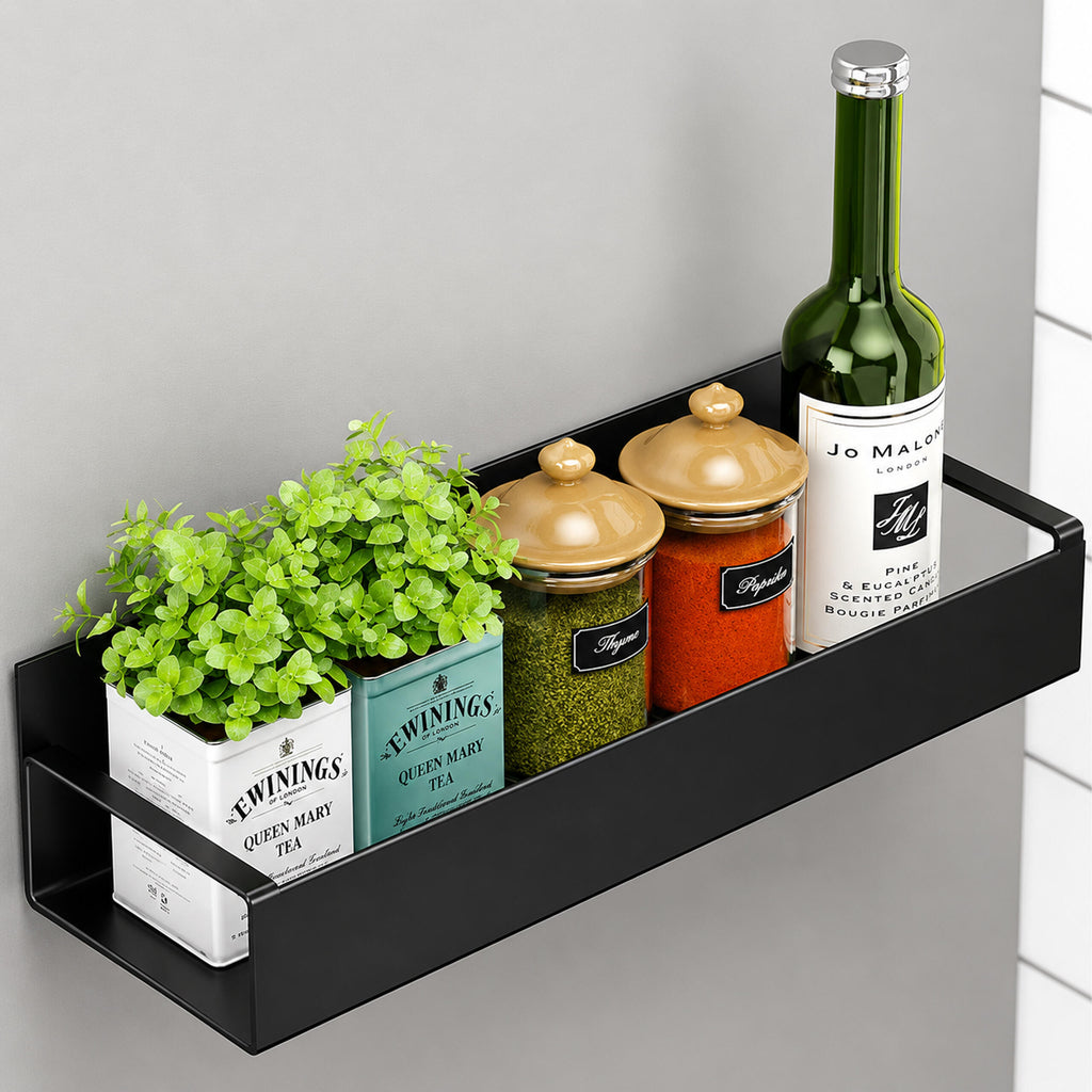 Magnetic Shelf for Refrigerator, Washing Machine, Spices, Hooks Kitchen Organizer 2 pcs