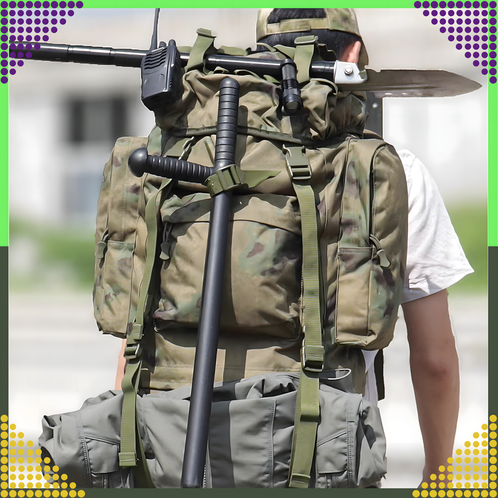 Tactical Backpack Military Tourist Survival Mountain Large 65L