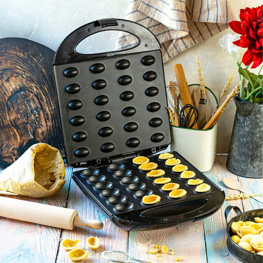 Nut-Shaped Cookie Maker 750W 12 Halves 12 pcs