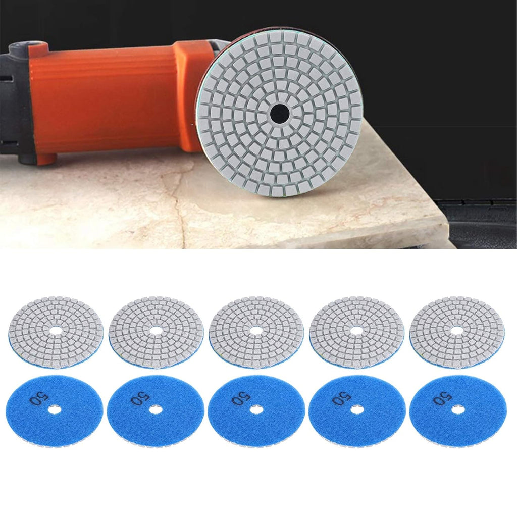 10x teemantpoleerimisketas 80mm portselanplaatide lihvimiseks, takjakinnitusega G50