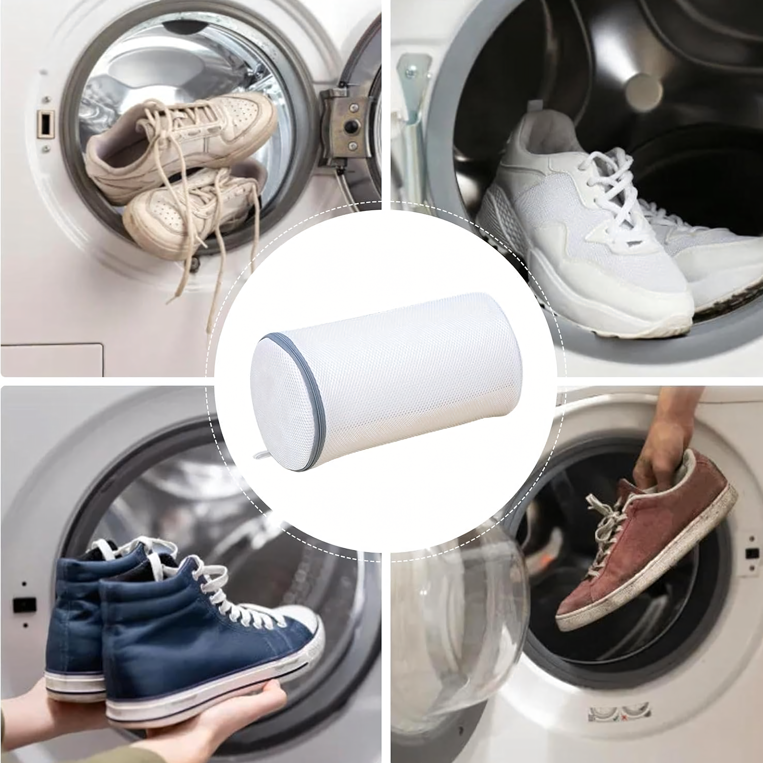 Mesh Laundry Bag Bytów Protective Shoe Bag for Washing Machine 30x18 cm