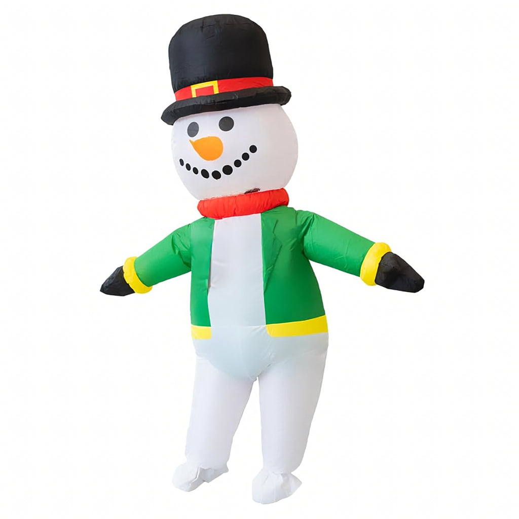 Täispuhutav kostüüm Lumememme kostüüm Suur täispuhutav lumememm pidudeks ja pühadeks