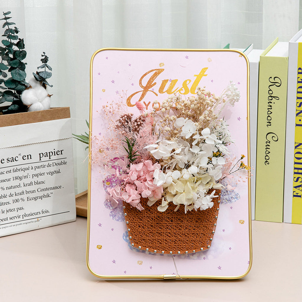 Loominguline komplekt niidikunstiks, Interroad tikkimine, LED-pilt raamis 21x30 cm