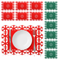 Vildist lumehelbemustrilised lauamatid 12 tk RC-K-1907-14491