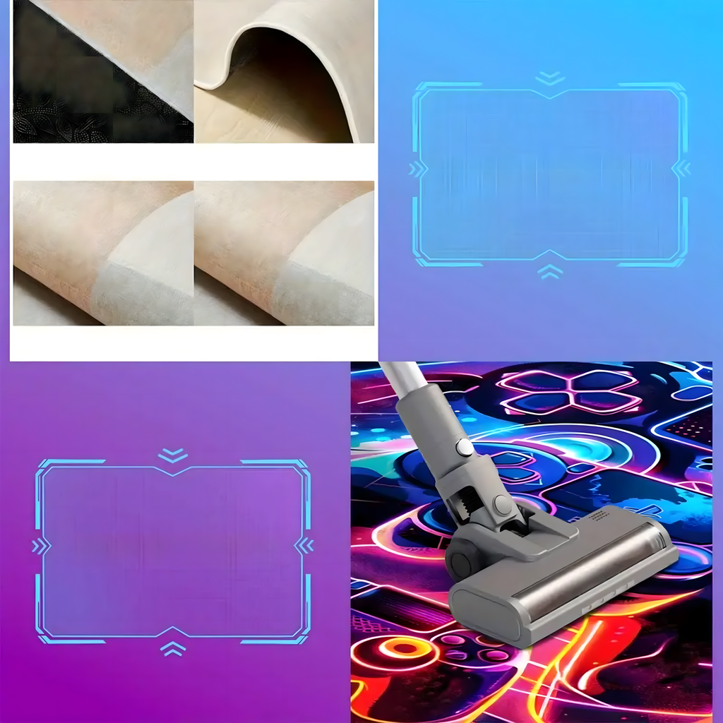 Protective Gaming Mat Carpet Rug Under Chair for Gamers 50x80 cm