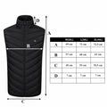 Unisex soojendusega vest USB-akupangaga suurus L RC-K-2017-14638