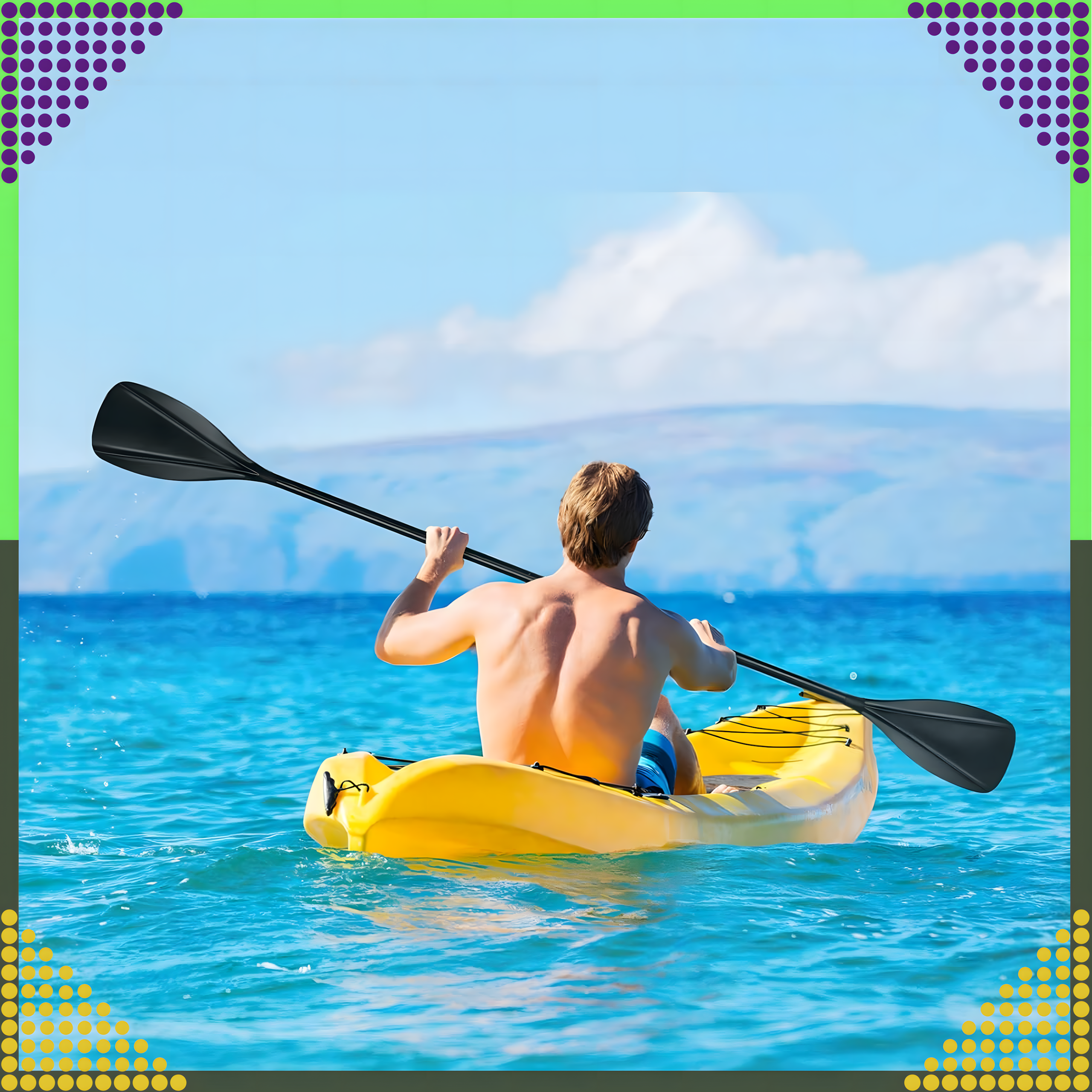 Kokkupandav süstaaer SUP lauale 2in1 reguleeritav 4-osaline 210 cm Pro