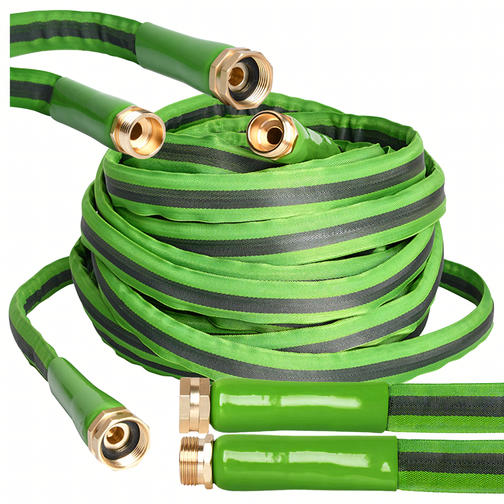 Kõrgsurve aedvoolik 15 m 1/2'' tugev PVC adapter vastupidav