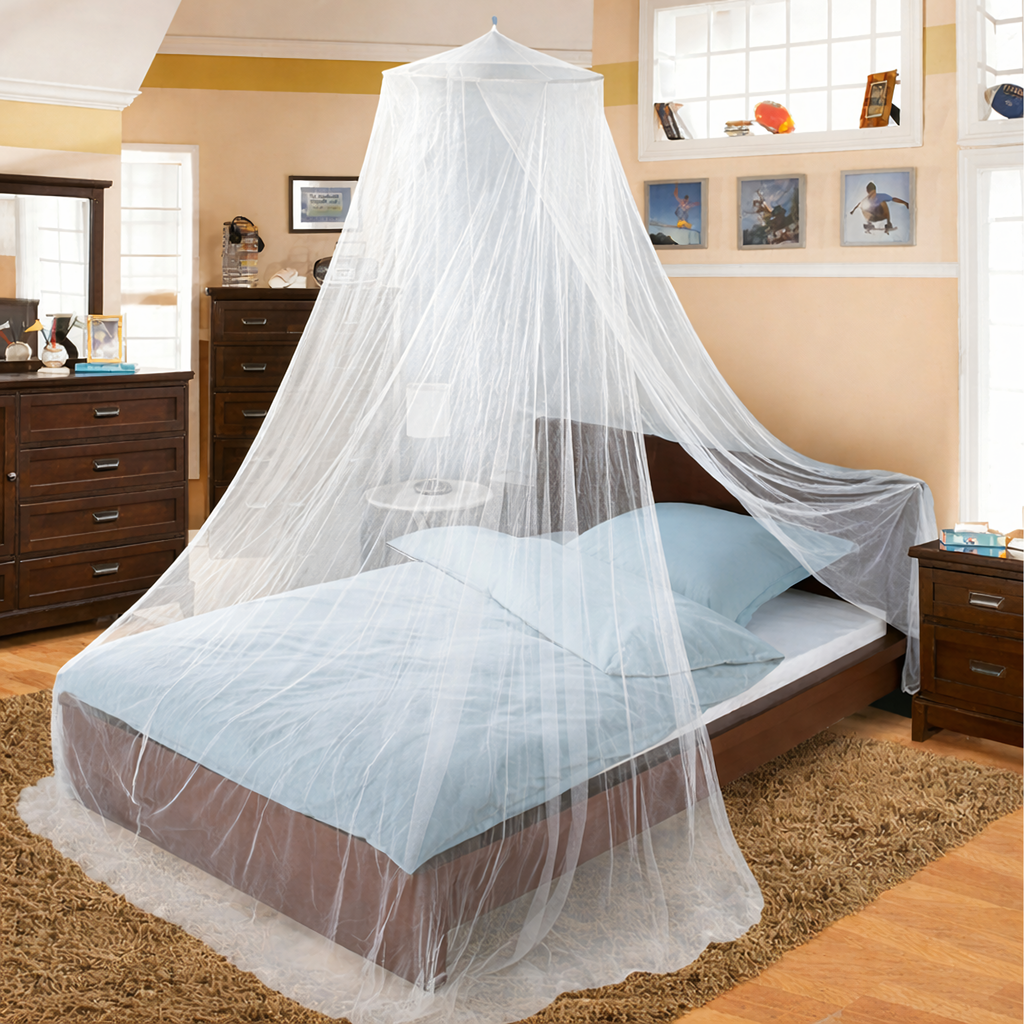 Large Bed Canopy Mosquito Net 800x Insect Screen for Mosquitoes and Flies