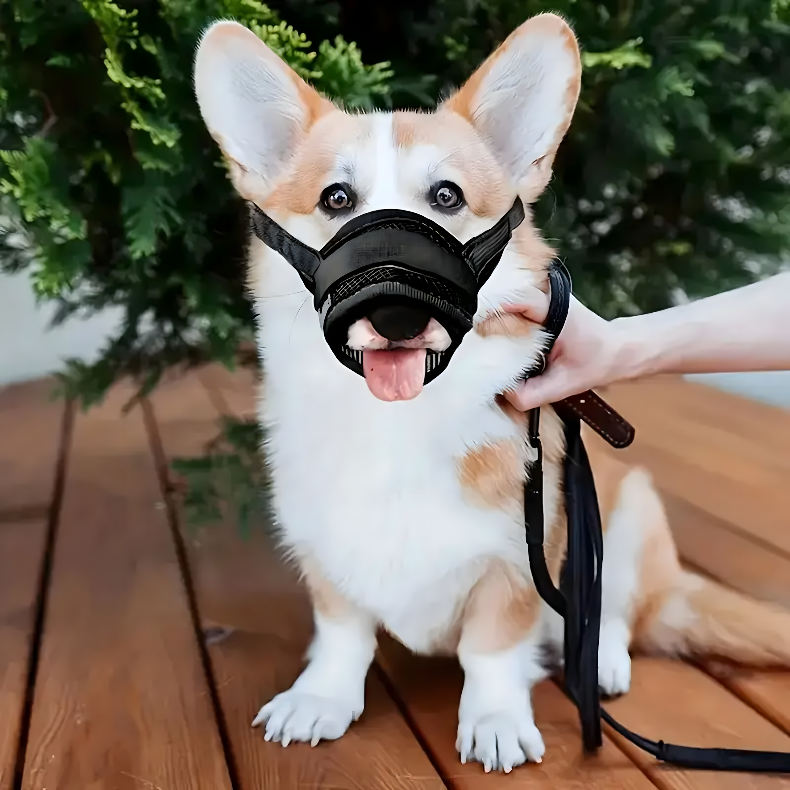 Materjalist koeramuser võrguga, füsioloogiline, ohutu nailon XL 13-15 cm